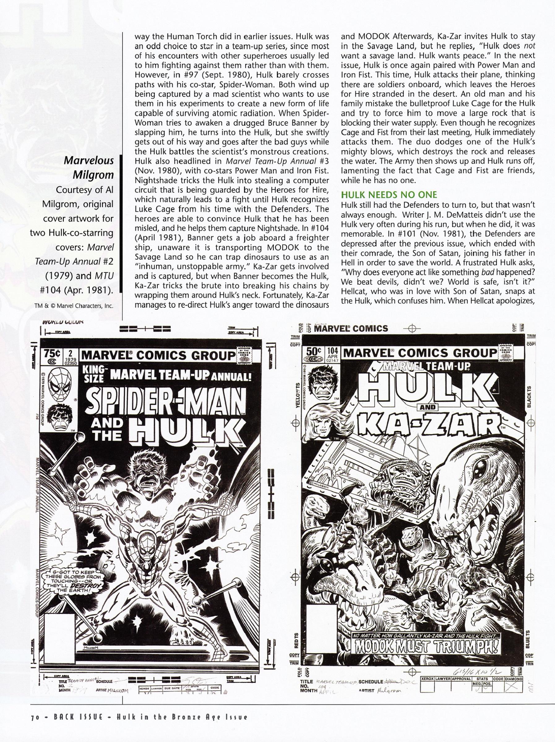 Read online Back Issue comic -  Issue #70 - 72