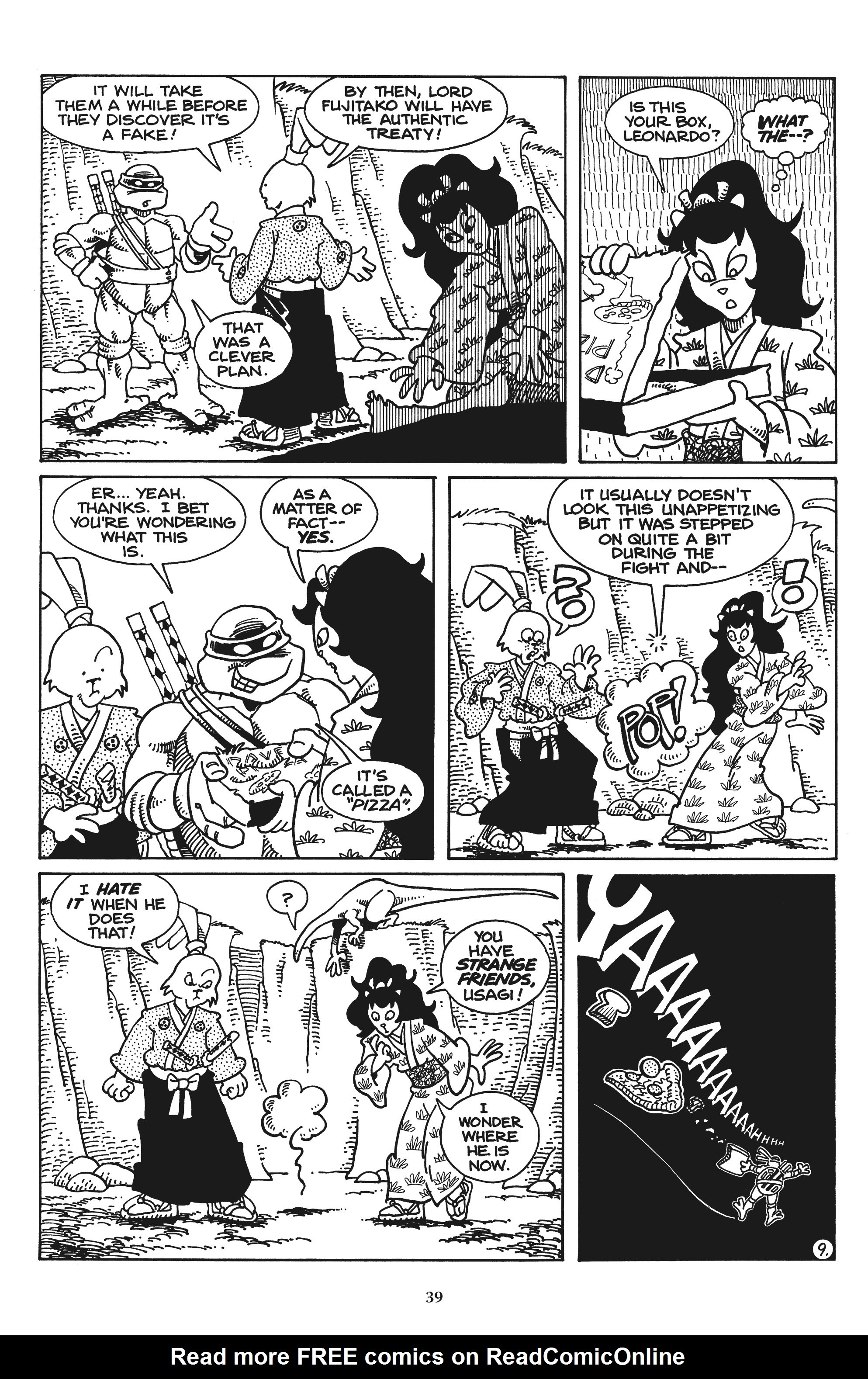 Read online Usagi Yojimbo/Teenage Mutant Ninja Turtles: The Complete Collection comic -  Issue # TPB (Part 1) - 36