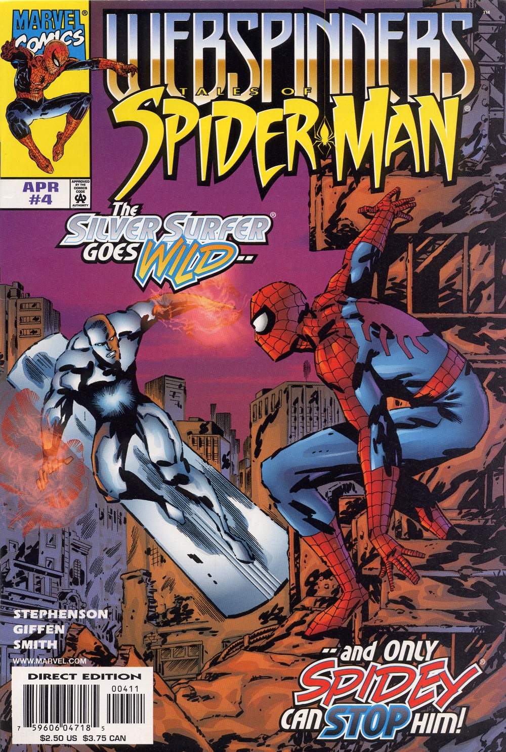 Read online Webspinners: Tales of Spider-Man comic -  Issue #4 - 1