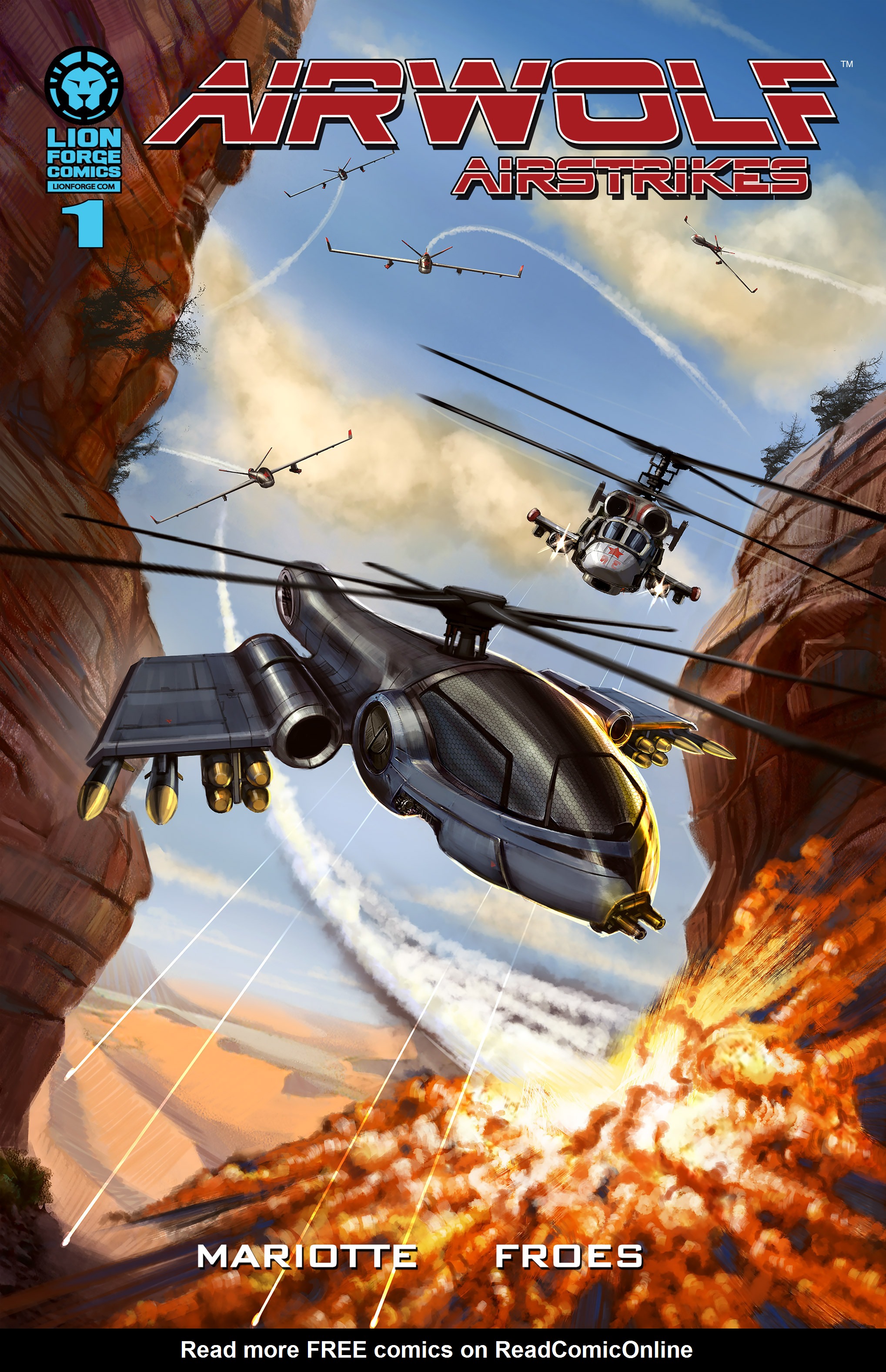 Read online Airwolf Airstrikes comic -  Issue #1 - 1