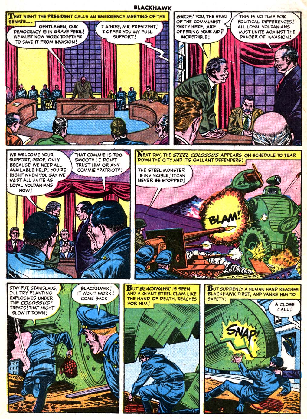 Read online Blackhawk (1957) comic -  Issue #91 - 29