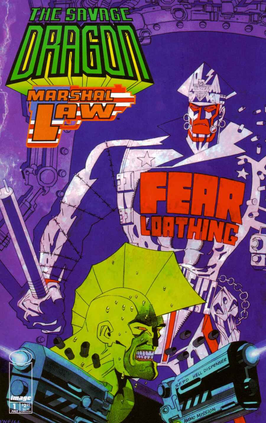 Read online The Savage Dragon: Marshal Law comic -  Issue #1 - 1