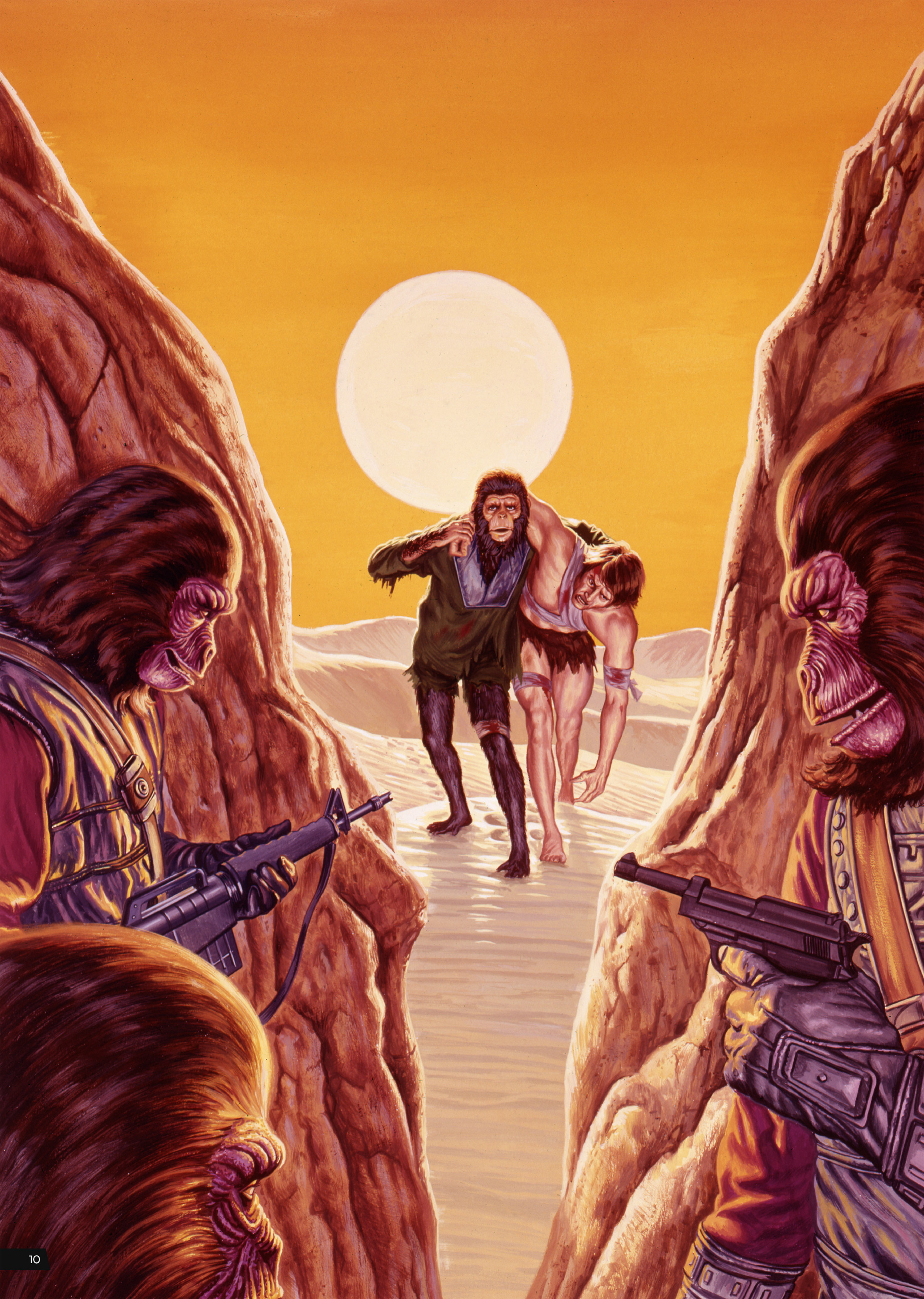 Read online Planet of the Apes Artist Tribute comic -  Issue # TPB - 10