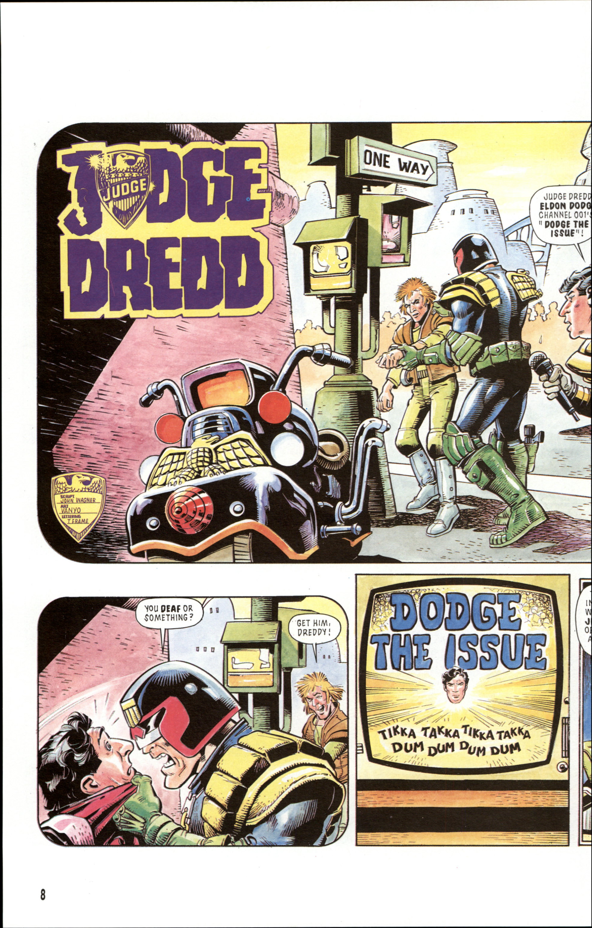Read online Dredd Rules! comic -  Issue #9 - 10