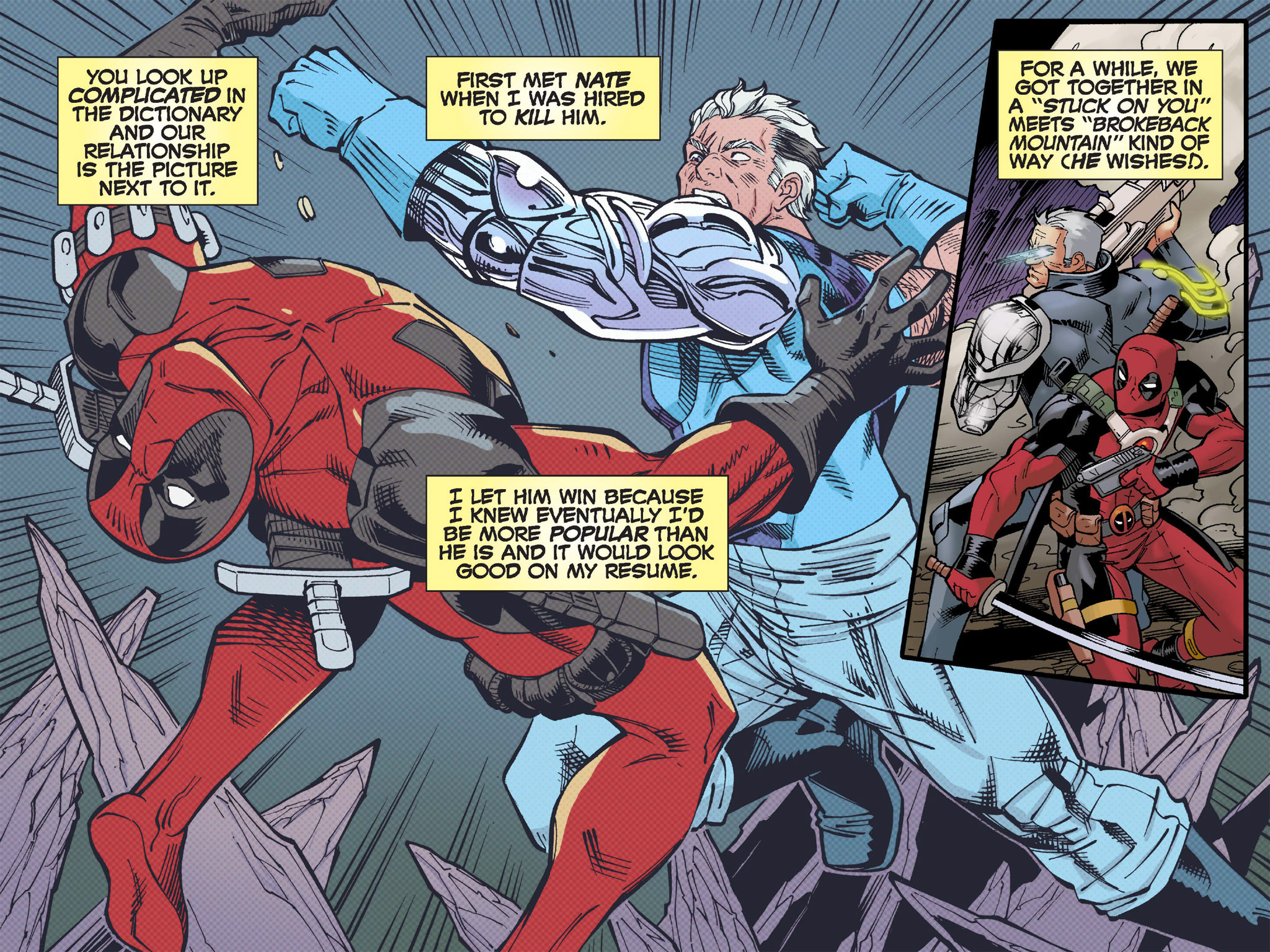 Read online Deadpool & Cable: Split Second Infinite Comic comic -  Issue #2 - 10
