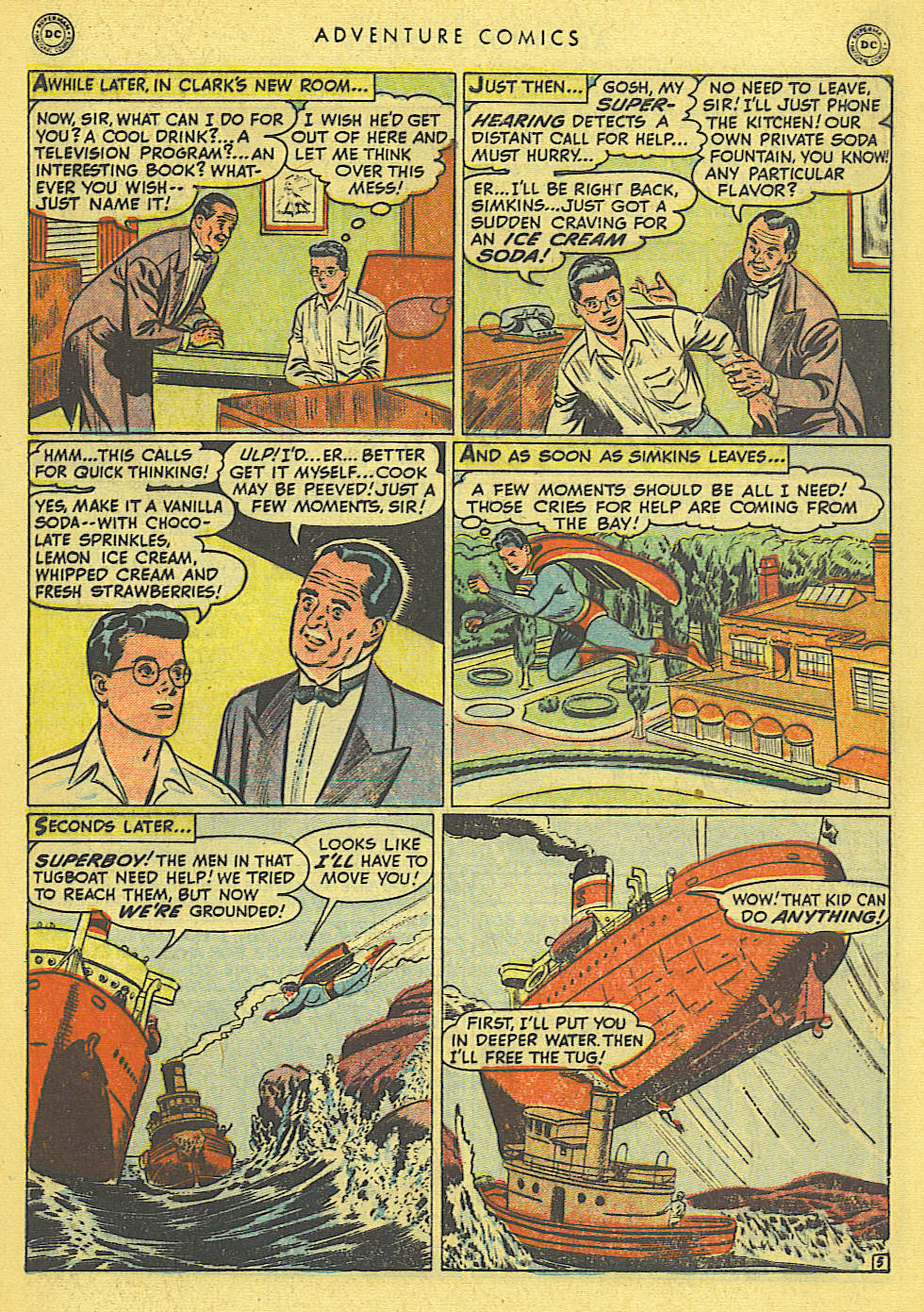 Read online Adventure Comics (1938) comic -  Issue #159 - 7