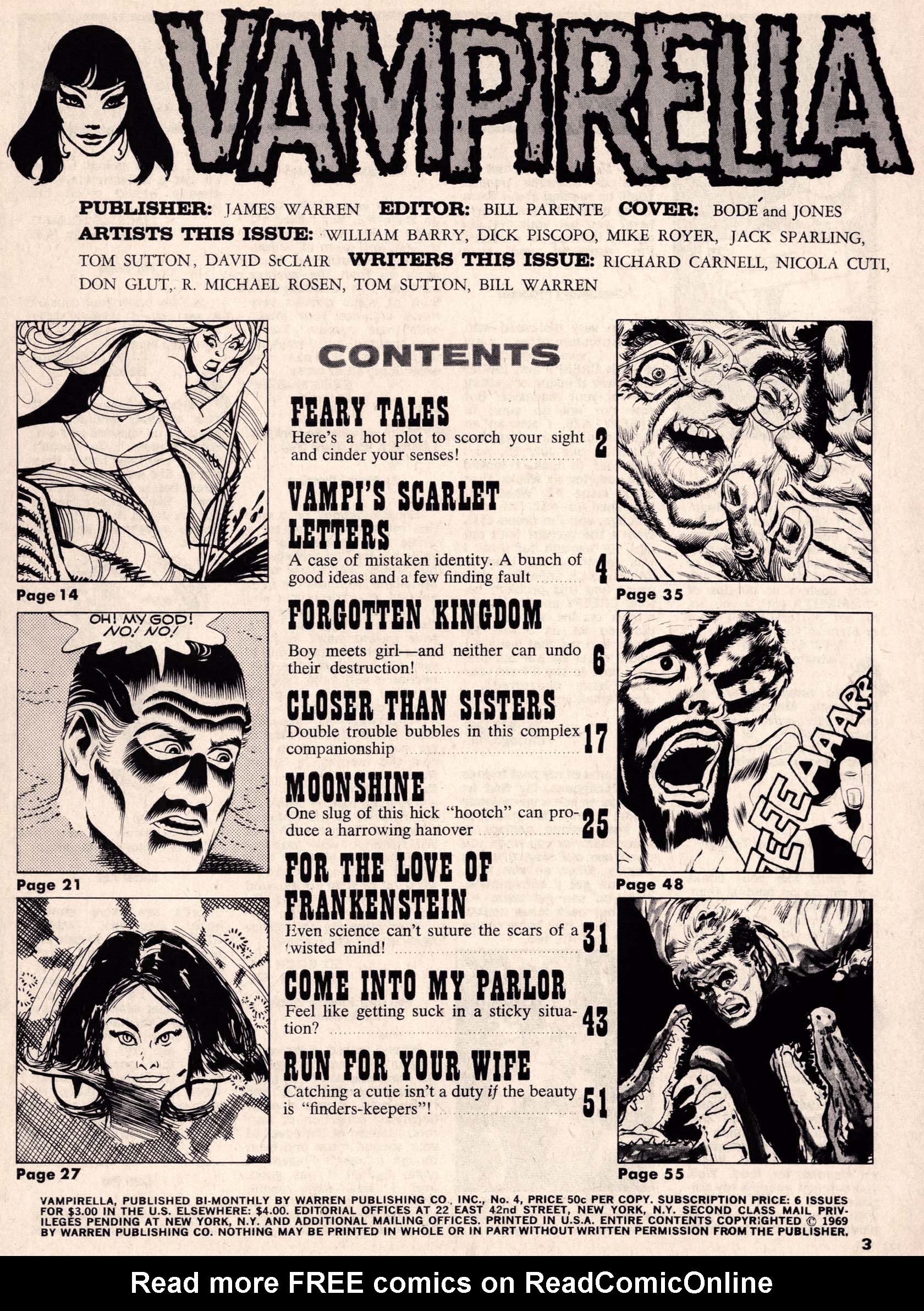 Read online Vampirella (1969) comic -  Issue #4 - 3