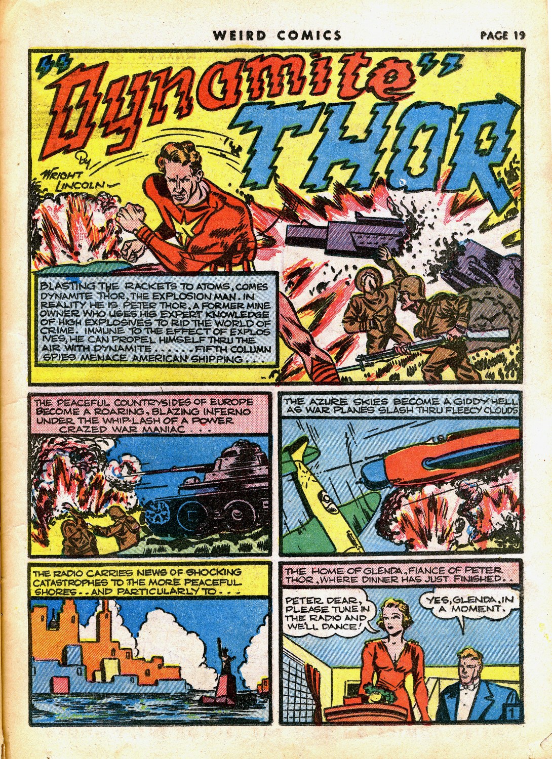 Read online Weird Comics comic -  Issue #7 - 21