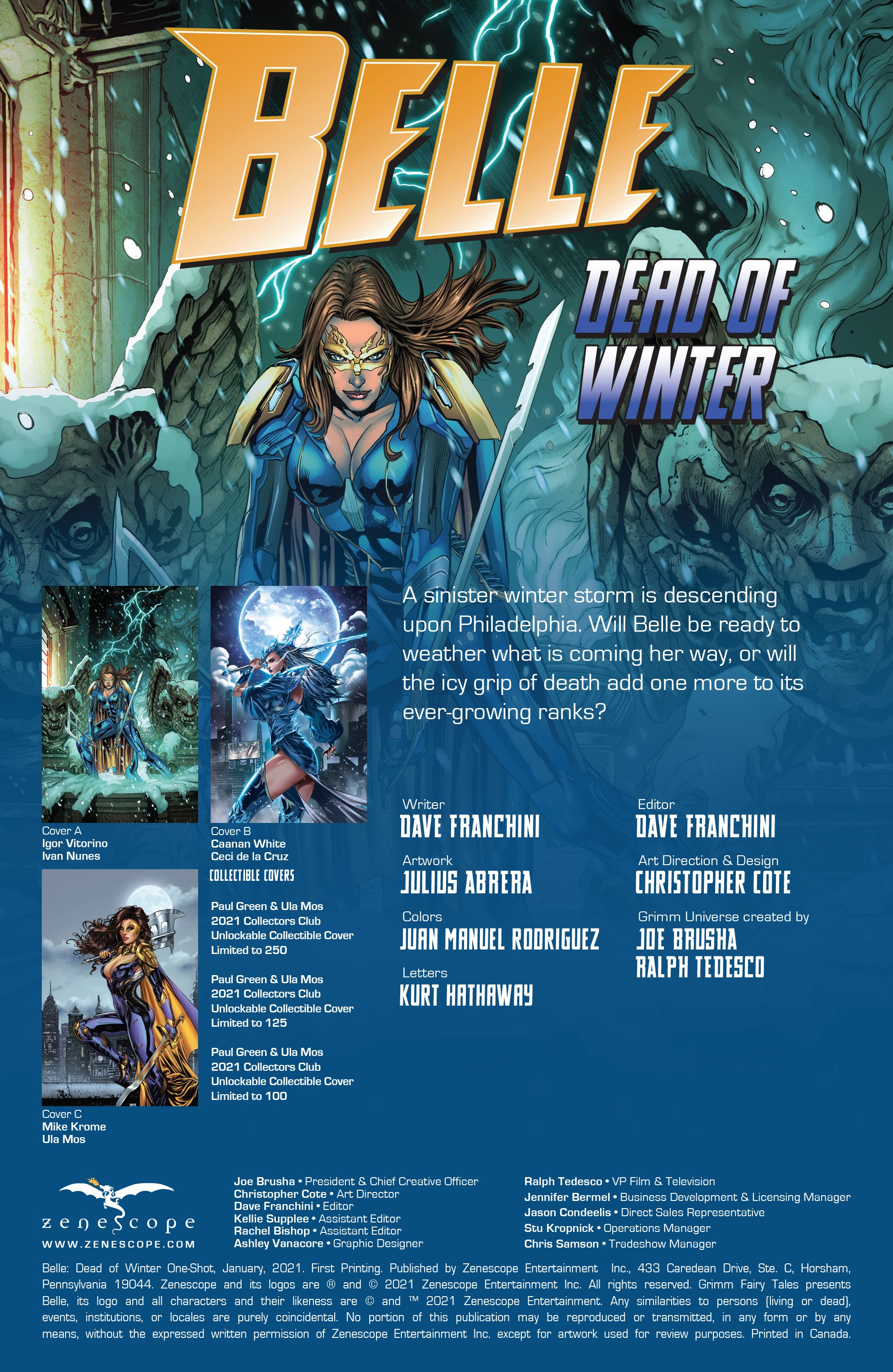 Read online Belle: Dead of Winter comic -  Issue # Full - 2