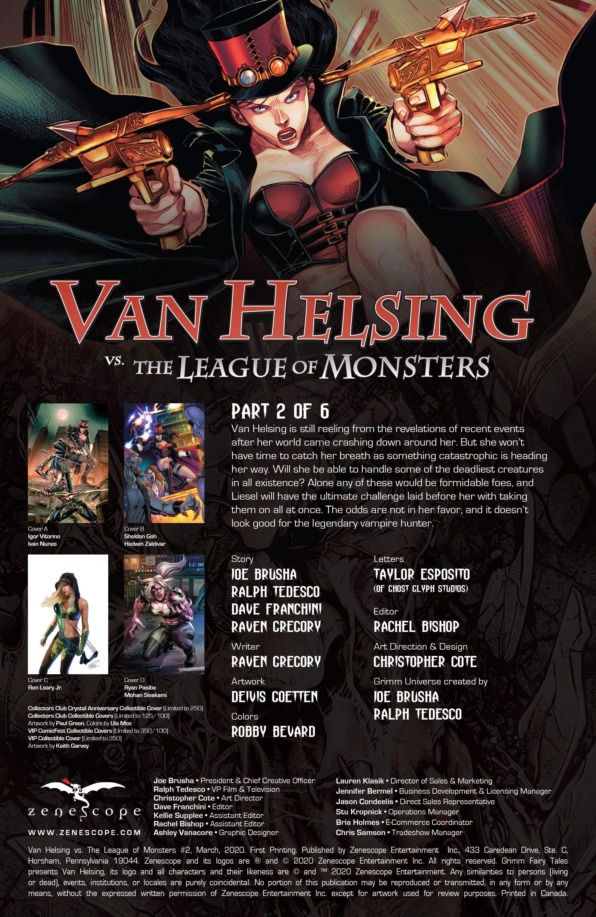 Read online Van Helsing vs The League of Monsters comic -  Issue #2 - 2