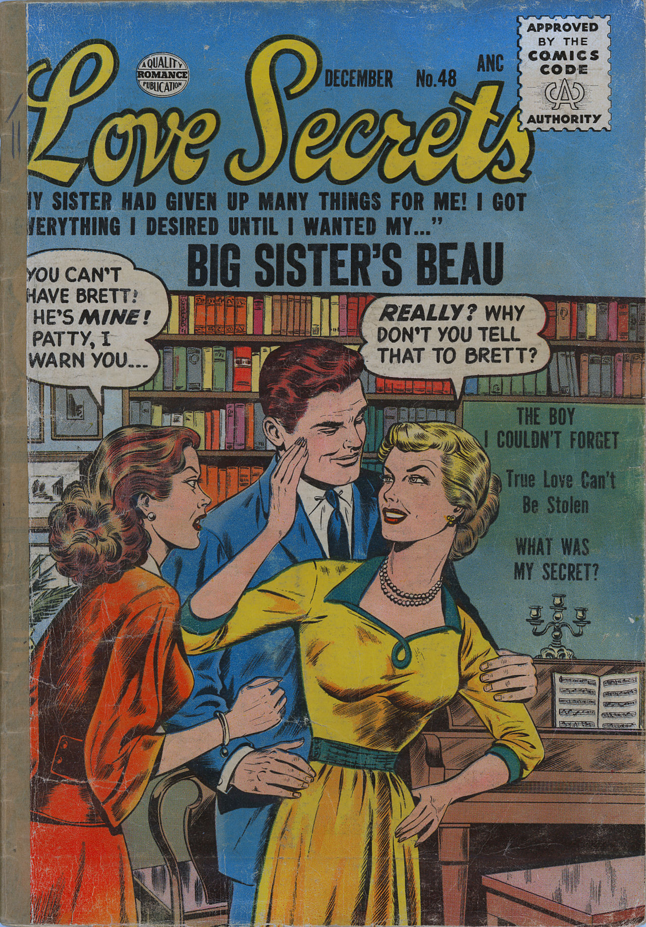 Read online Love Secrets (1953) comic -  Issue #48 - 1