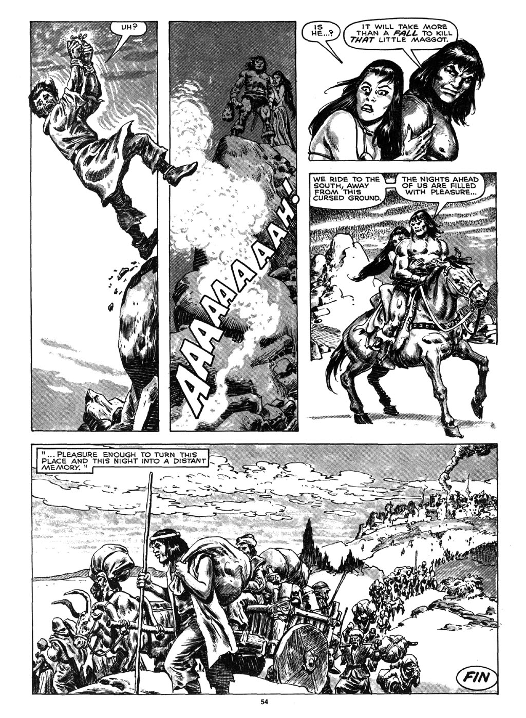 Read online The Savage Sword Of Conan comic -  Issue #164 - 51