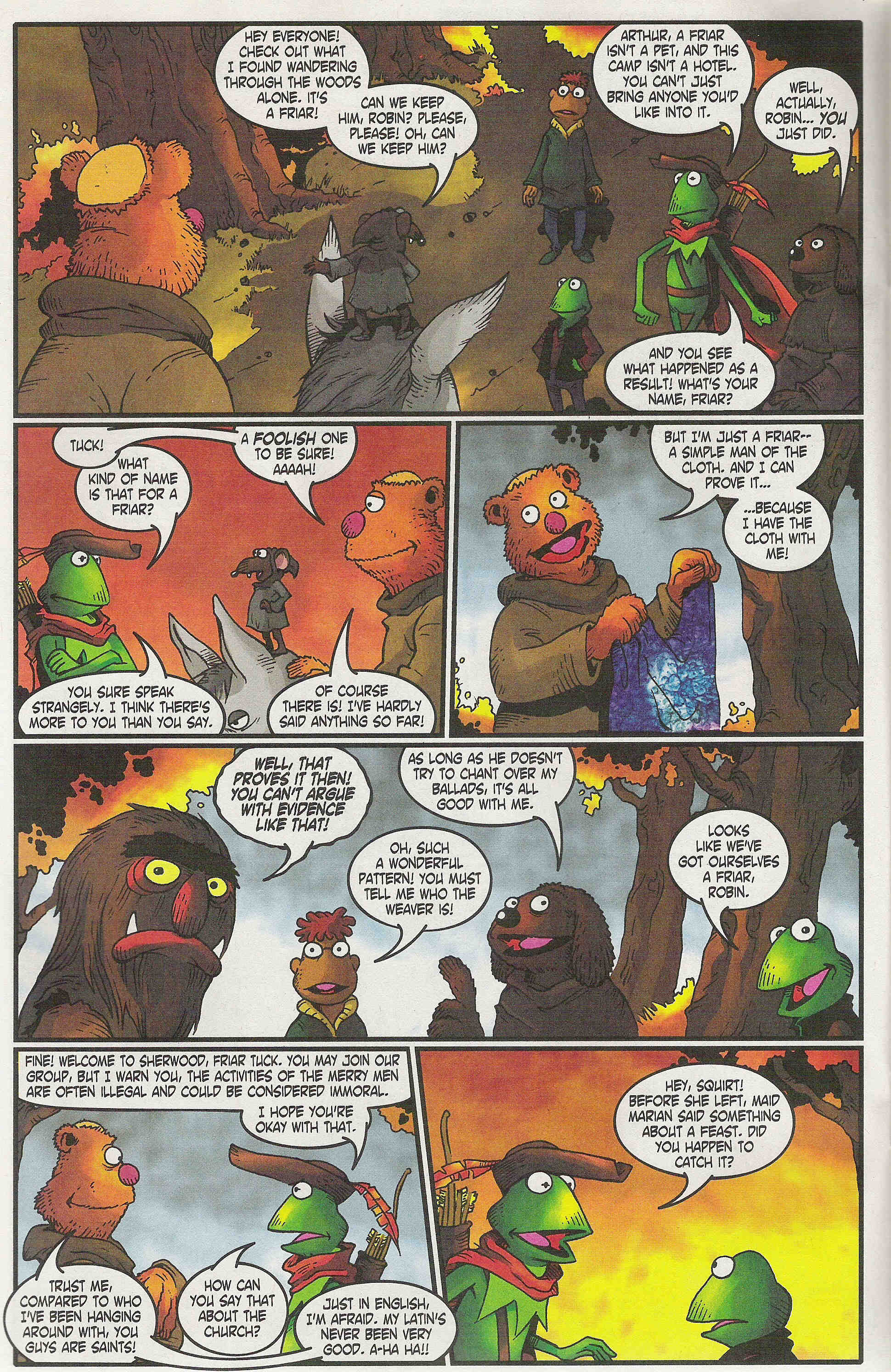 Read online Muppet Robin Hood comic -  Issue #2 - 17