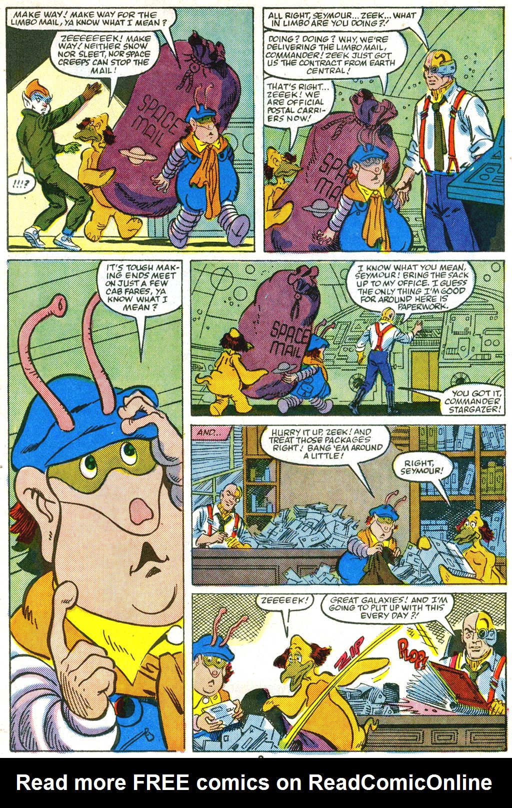 Read online SilverHawks comic -  Issue #6 - 8