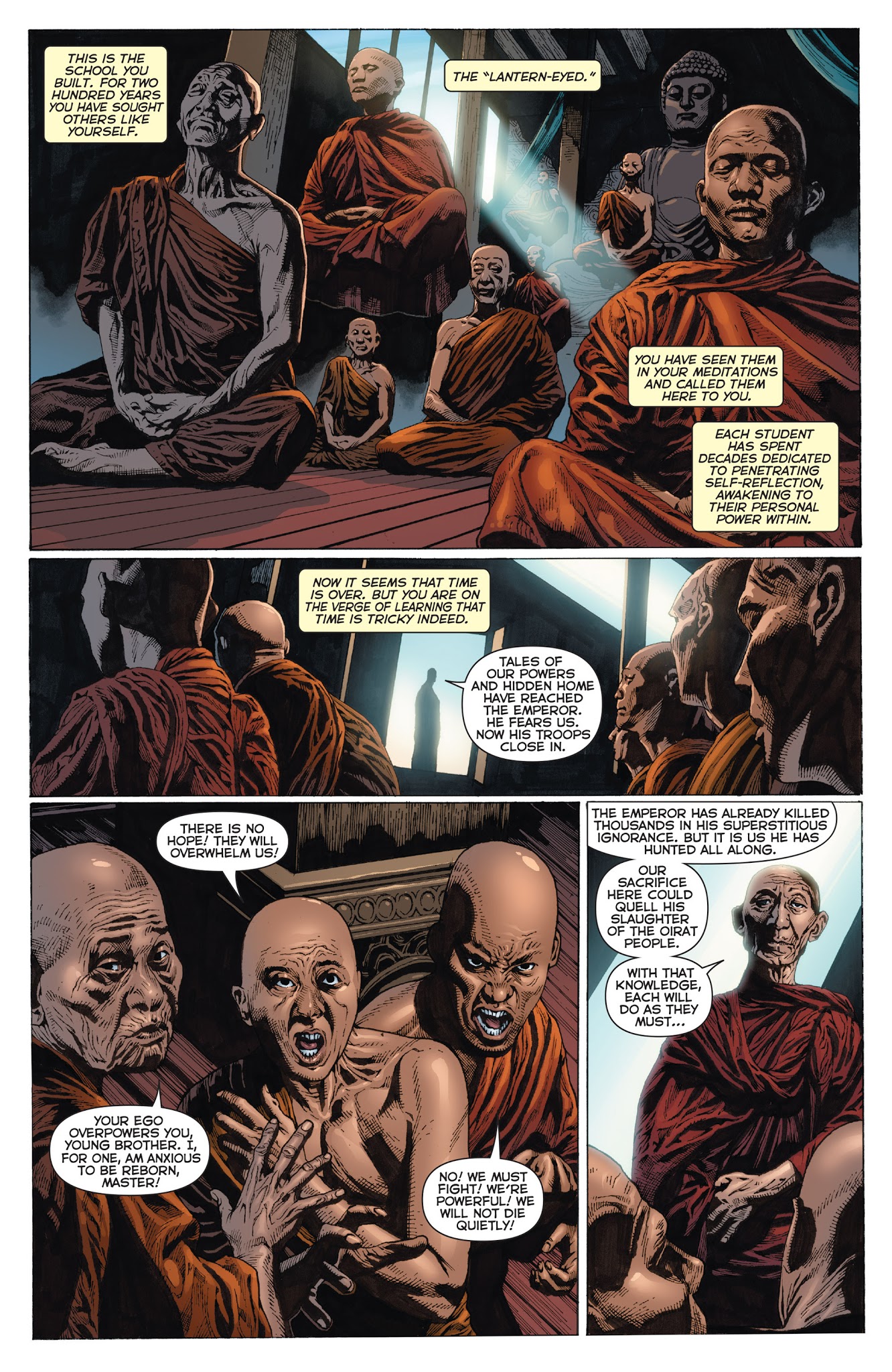 Read online Harbinger: Bleeding Monk comic -  Issue # Full - 4