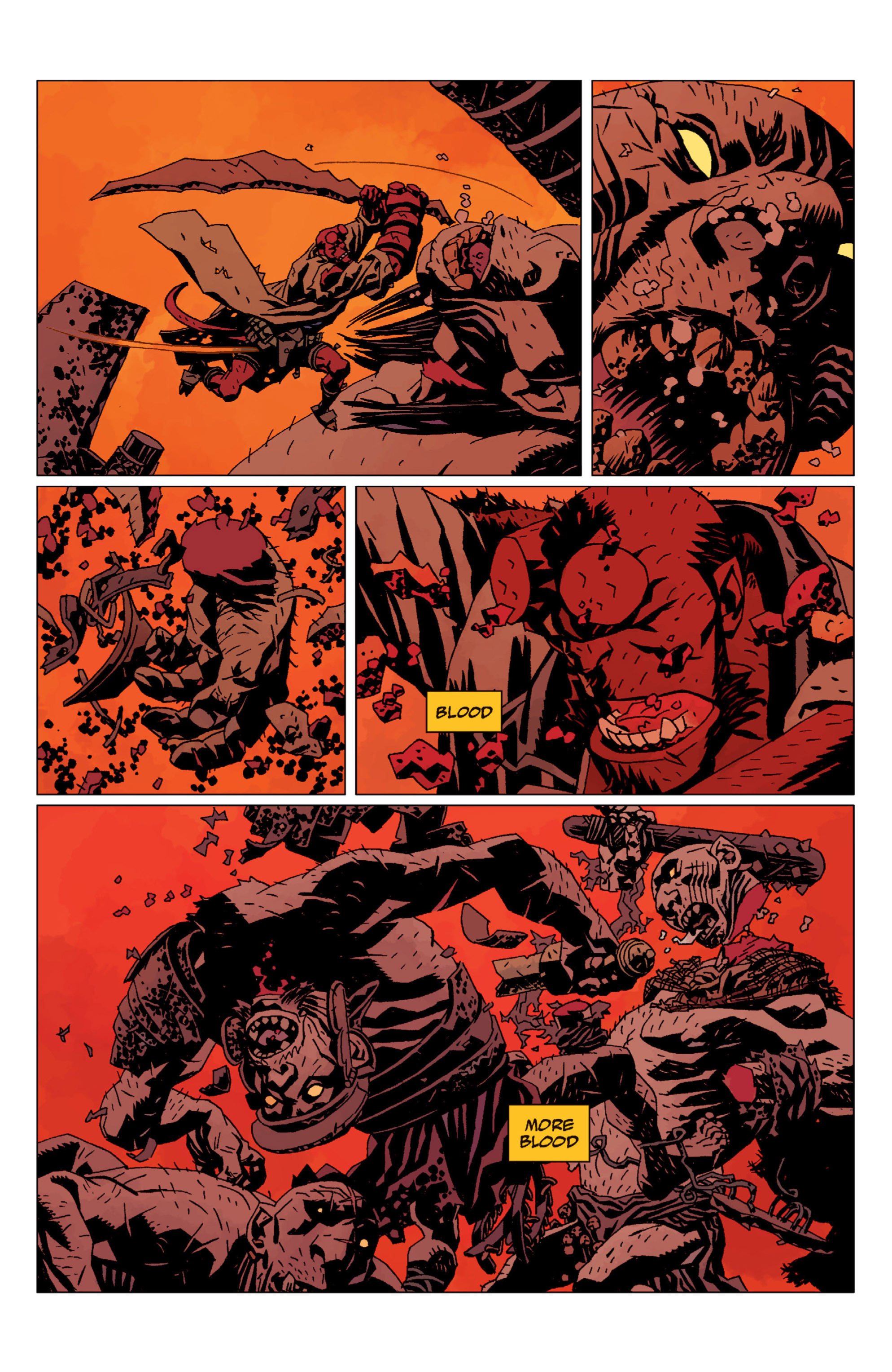Read online Hellboy comic -  Issue #9 - 129