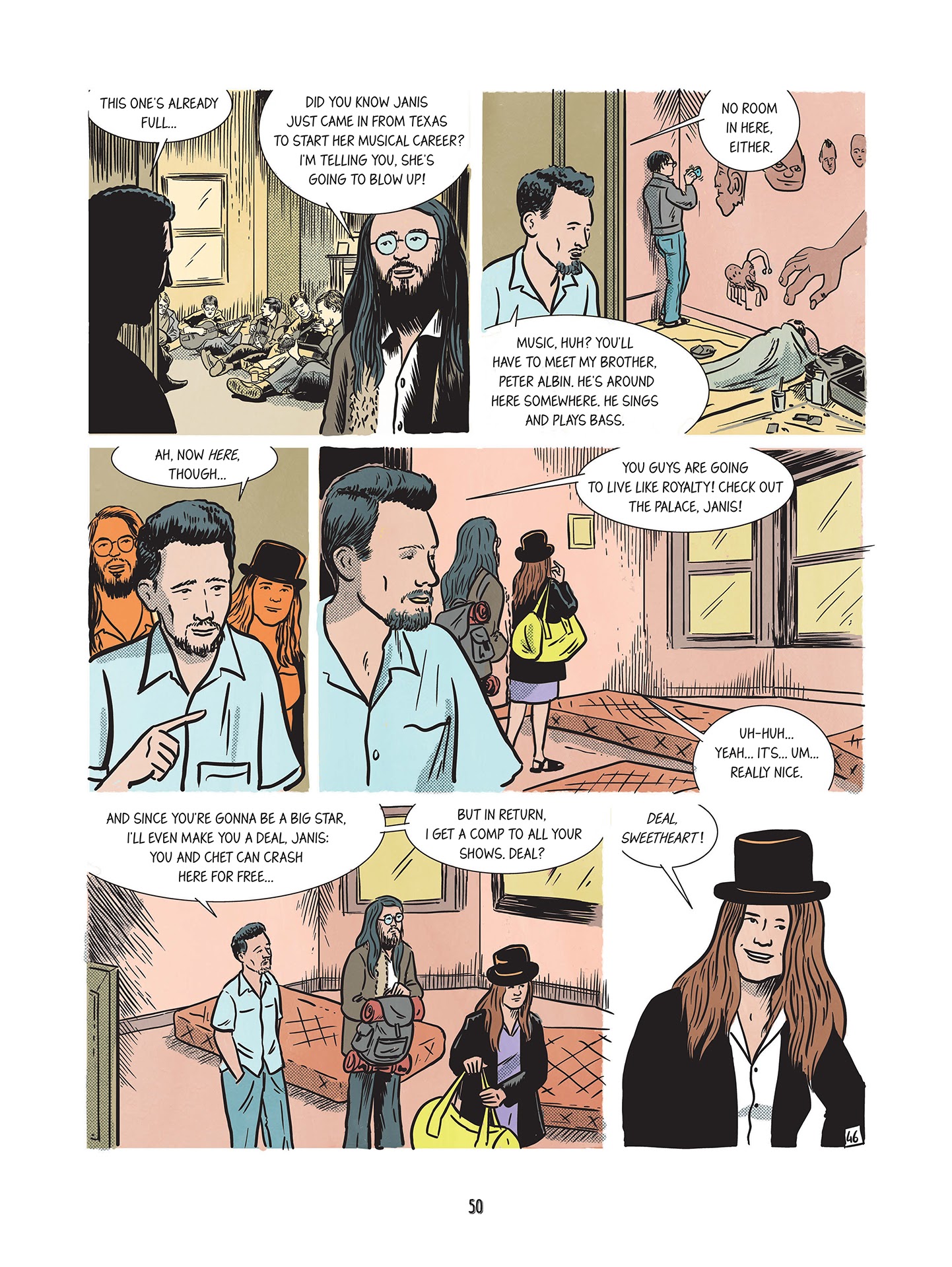 Read online Love Me Please!: The Story of Janis Joplin comic -  Issue # TPB (Part 1) - 51