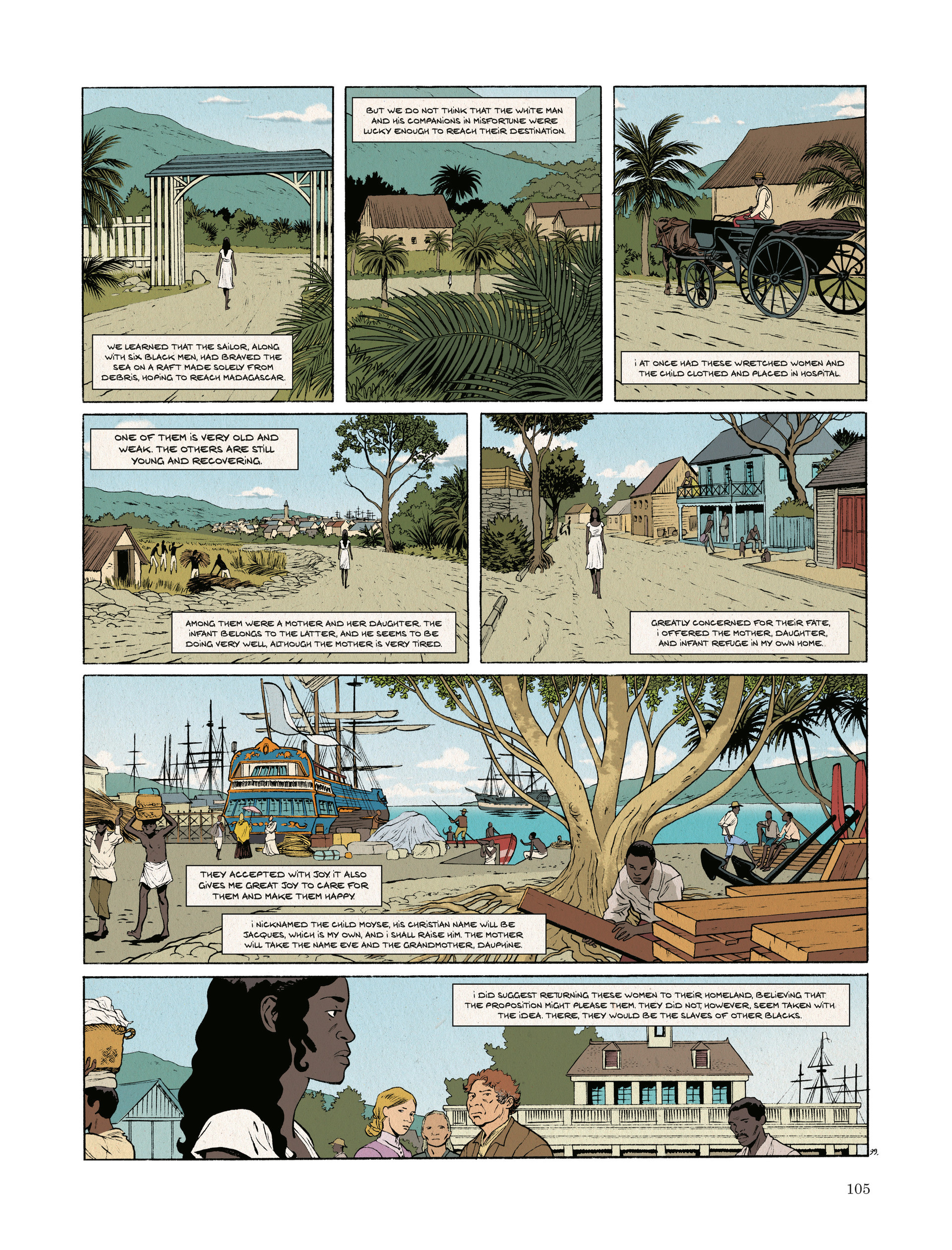 Read online The Forgotten Slaves of Tromelin comic -  Issue # TPB - 106