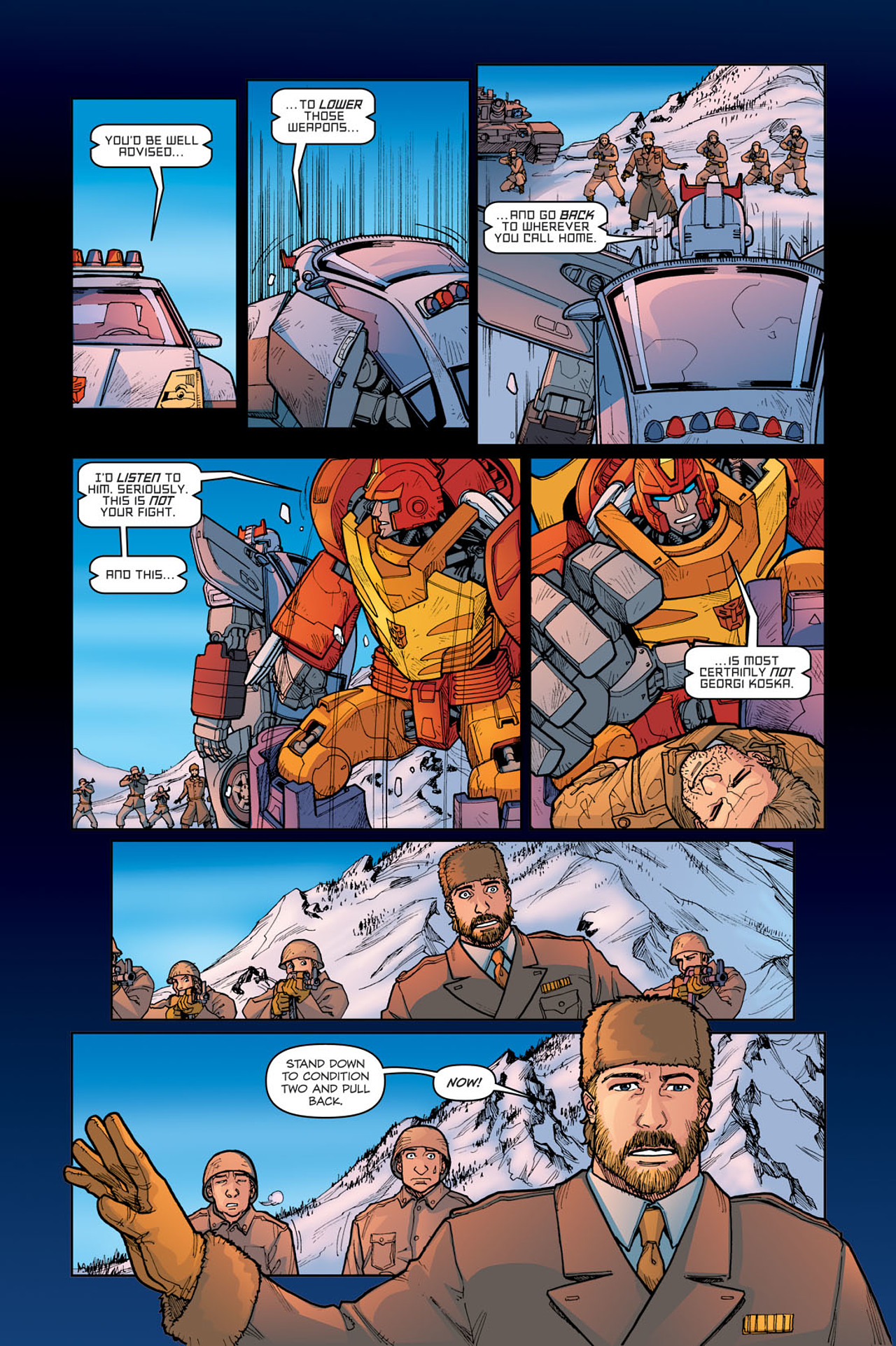 Read online The Transformers: Escalation comic -  Issue #5 - 23