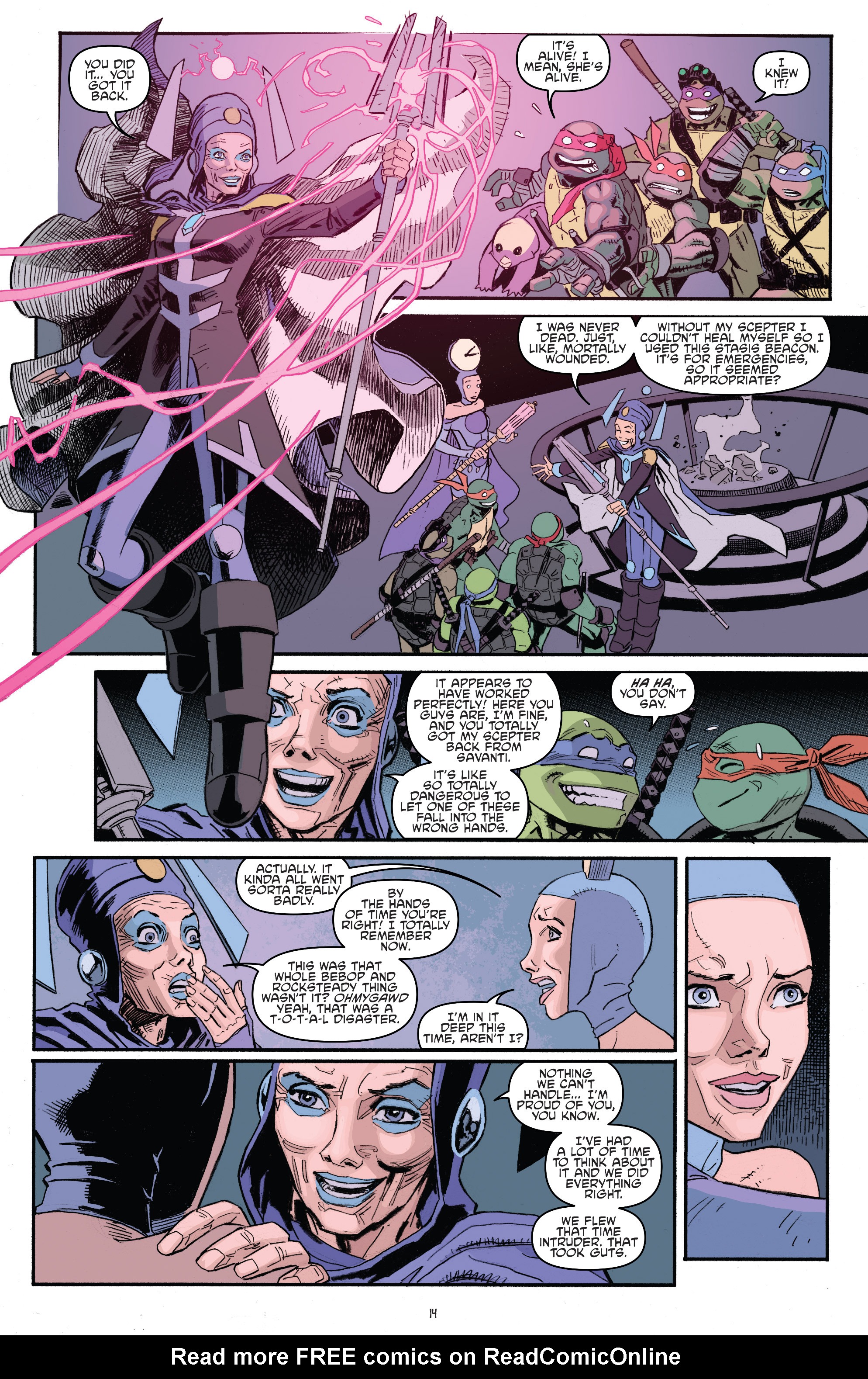 Read online Teenage Mutant Ninja Turtles Bebop & Rocksteady Destroy Everything comic -  Issue #5 - 16