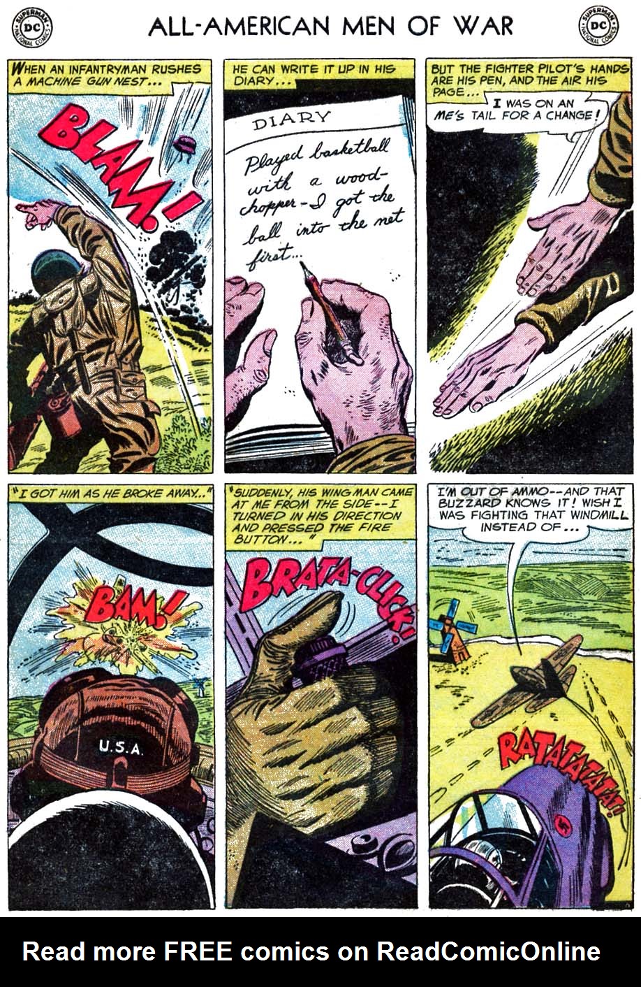 Read online All-American Men of War comic -  Issue #54 - 8