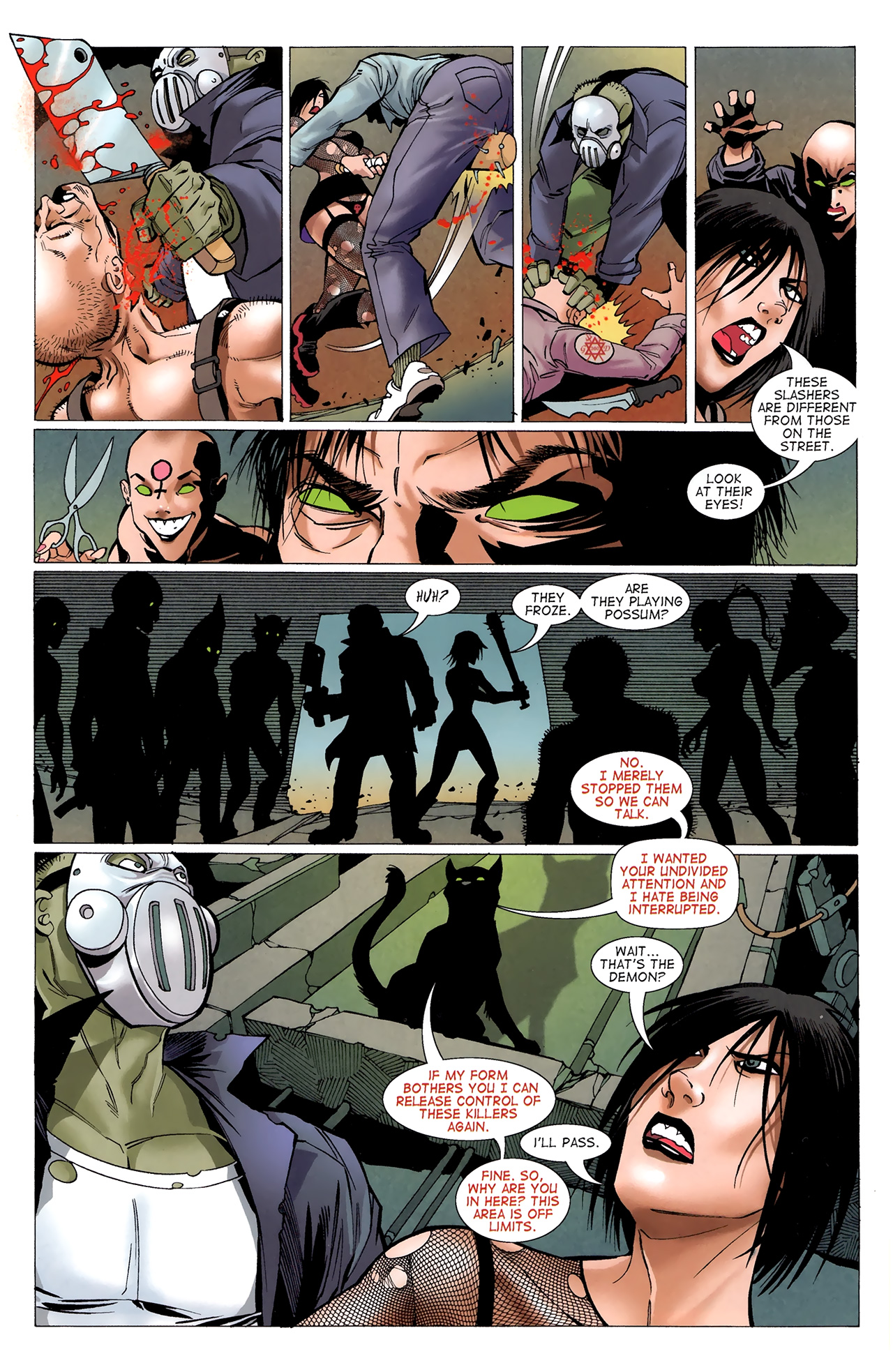 Read online Bomb Queen vs. Hack/Slash comic -  Issue # Full - 7