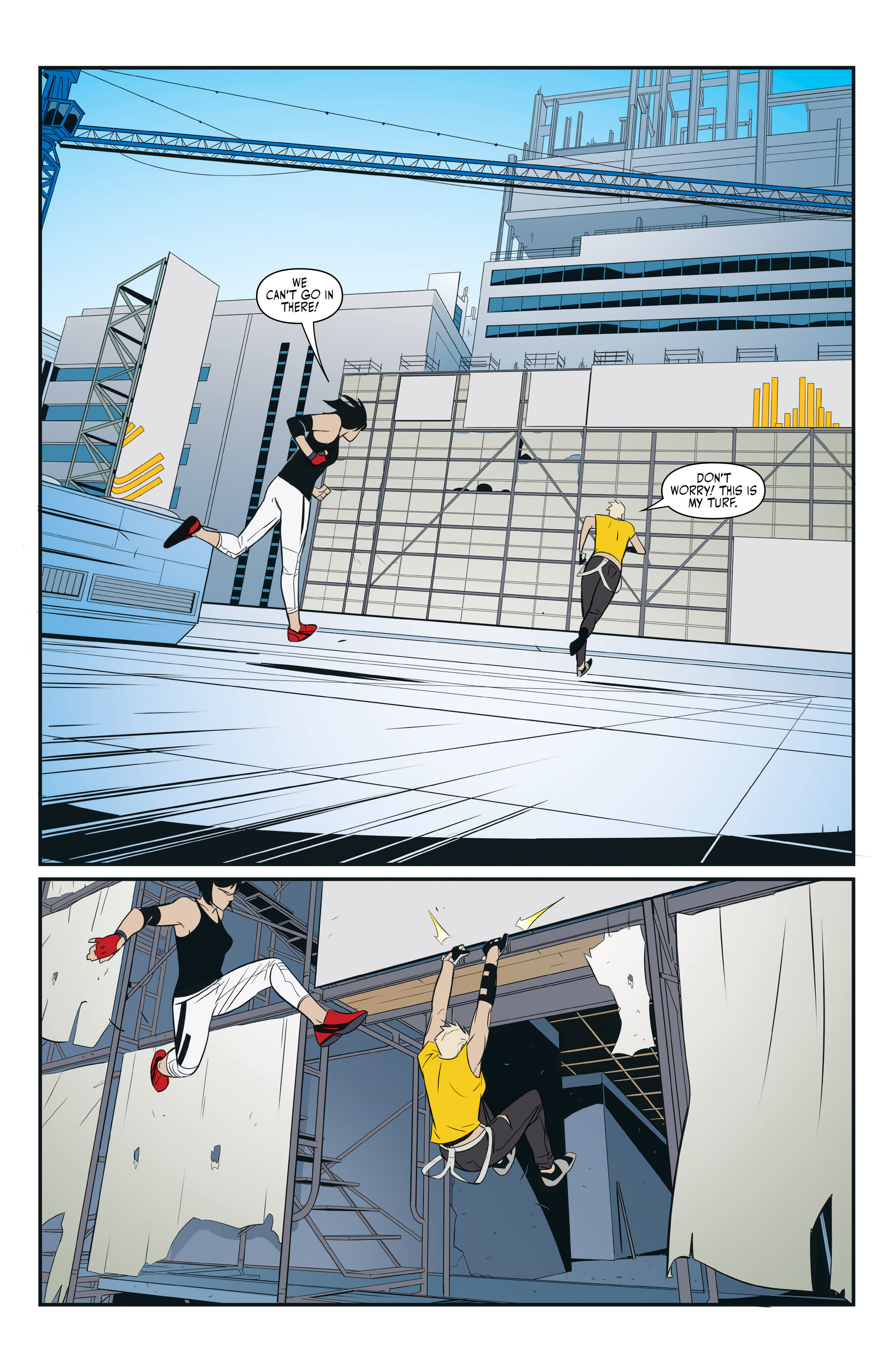 Read online Mirror's Edge: Exordium comic -  Issue #4 - 5