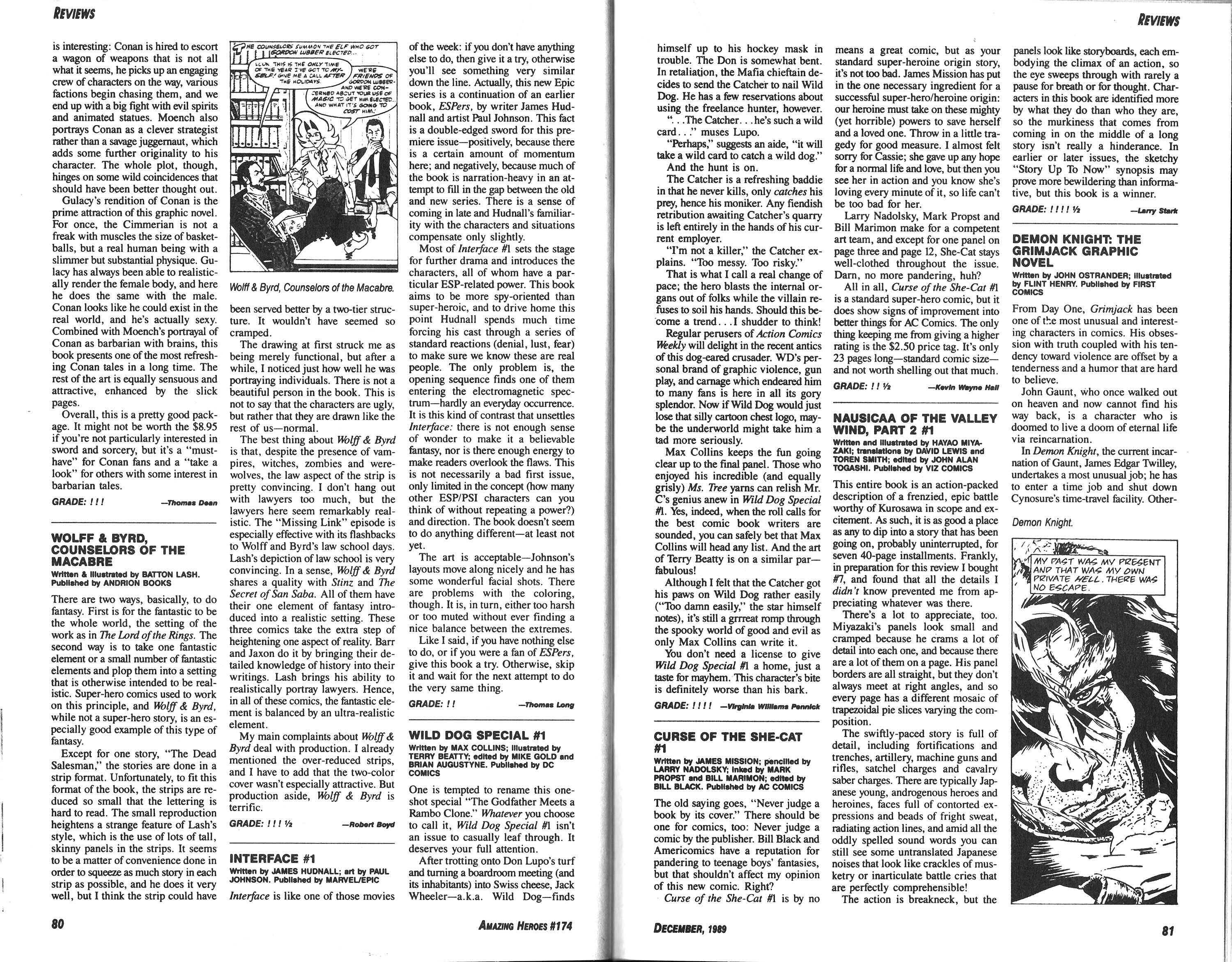 Read online Amazing Heroes comic -  Issue #174 - 41