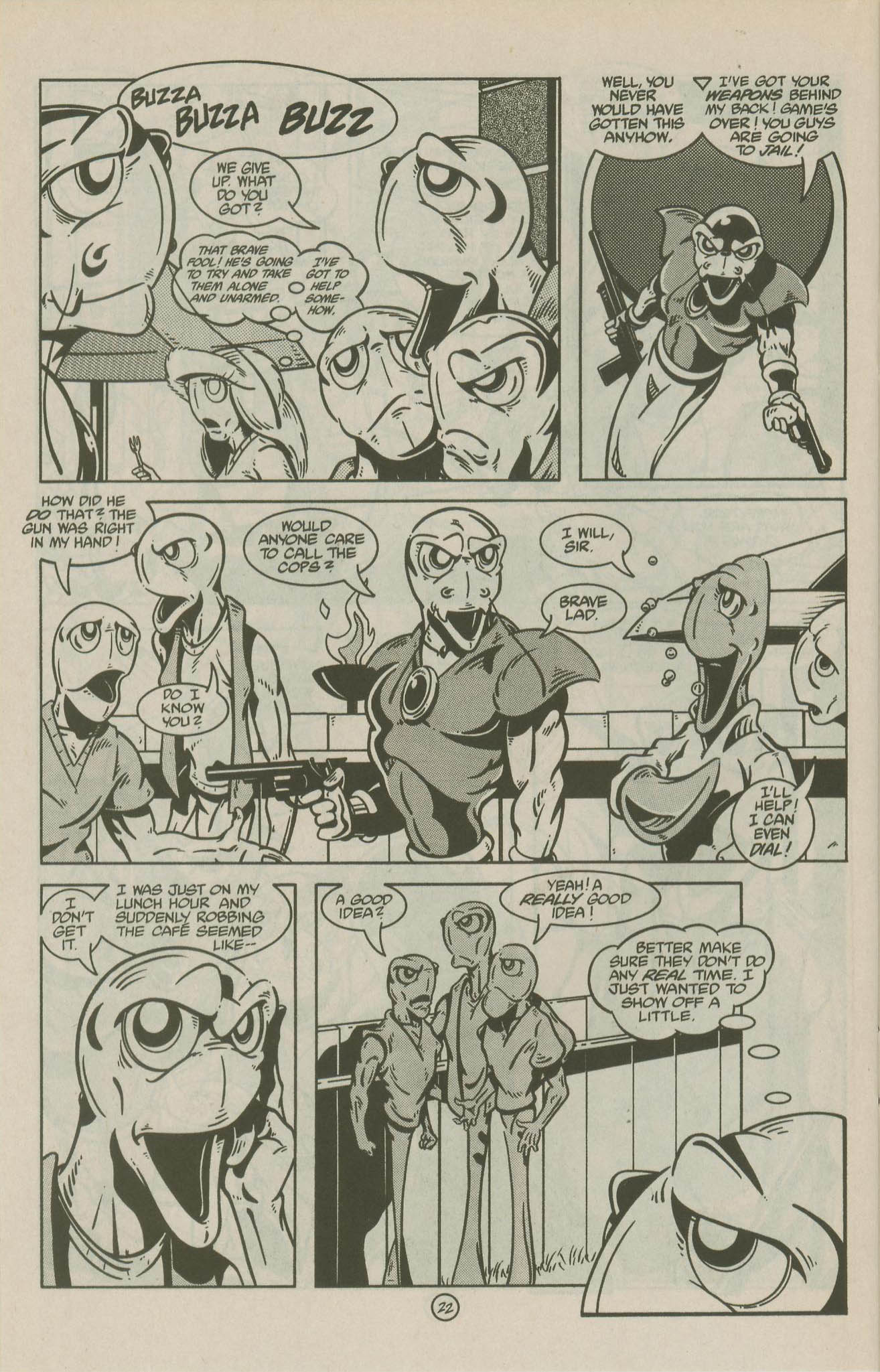 Read online The Fish Police comic -  Issue #23 - 24