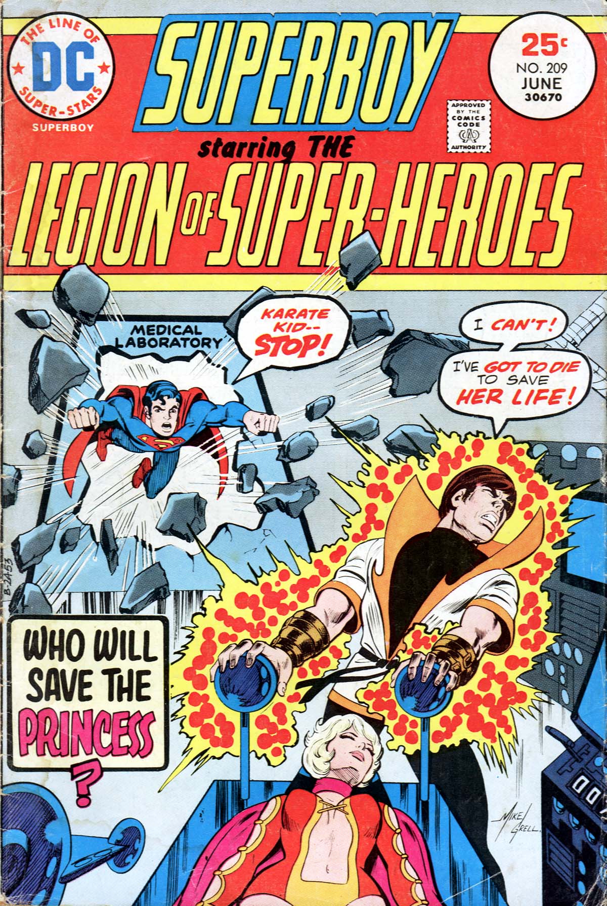 Read online Superboy (1949) comic -  Issue #209 - 1