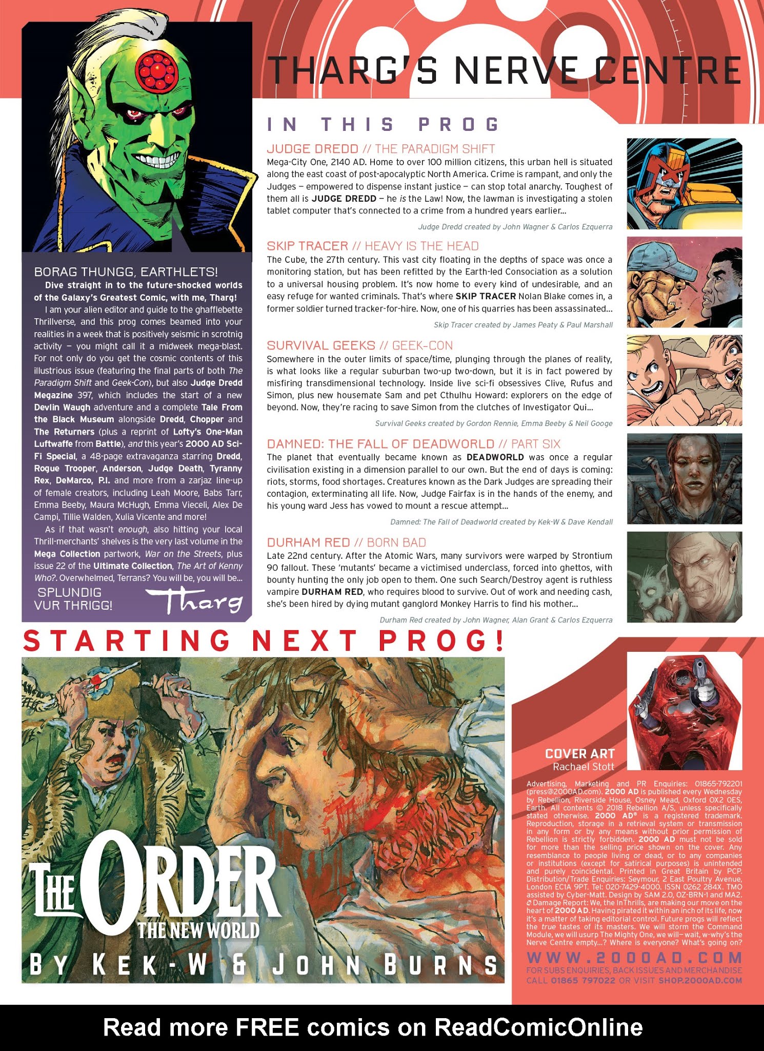 Read online 2000 AD comic -  Issue #2086 - 2