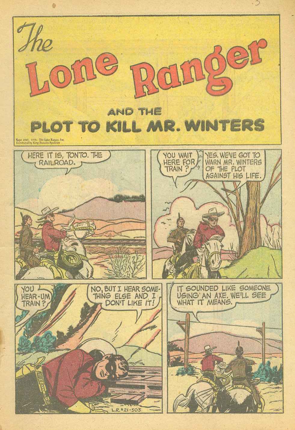 Read online The Lone Ranger (1948) comic -  Issue #21 - 3