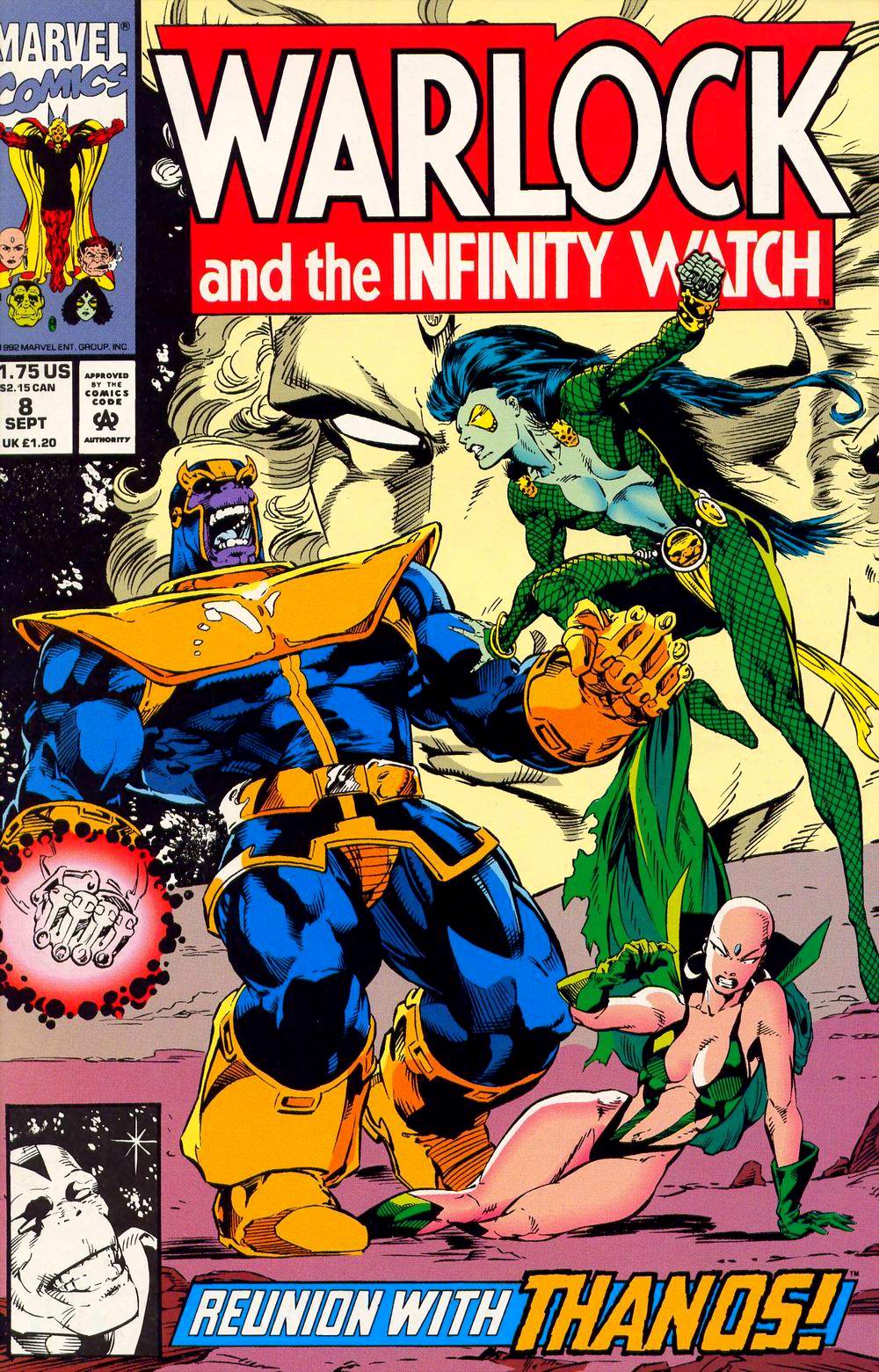Read online Warlock and the Infinity Watch comic -  Issue #8 - 1