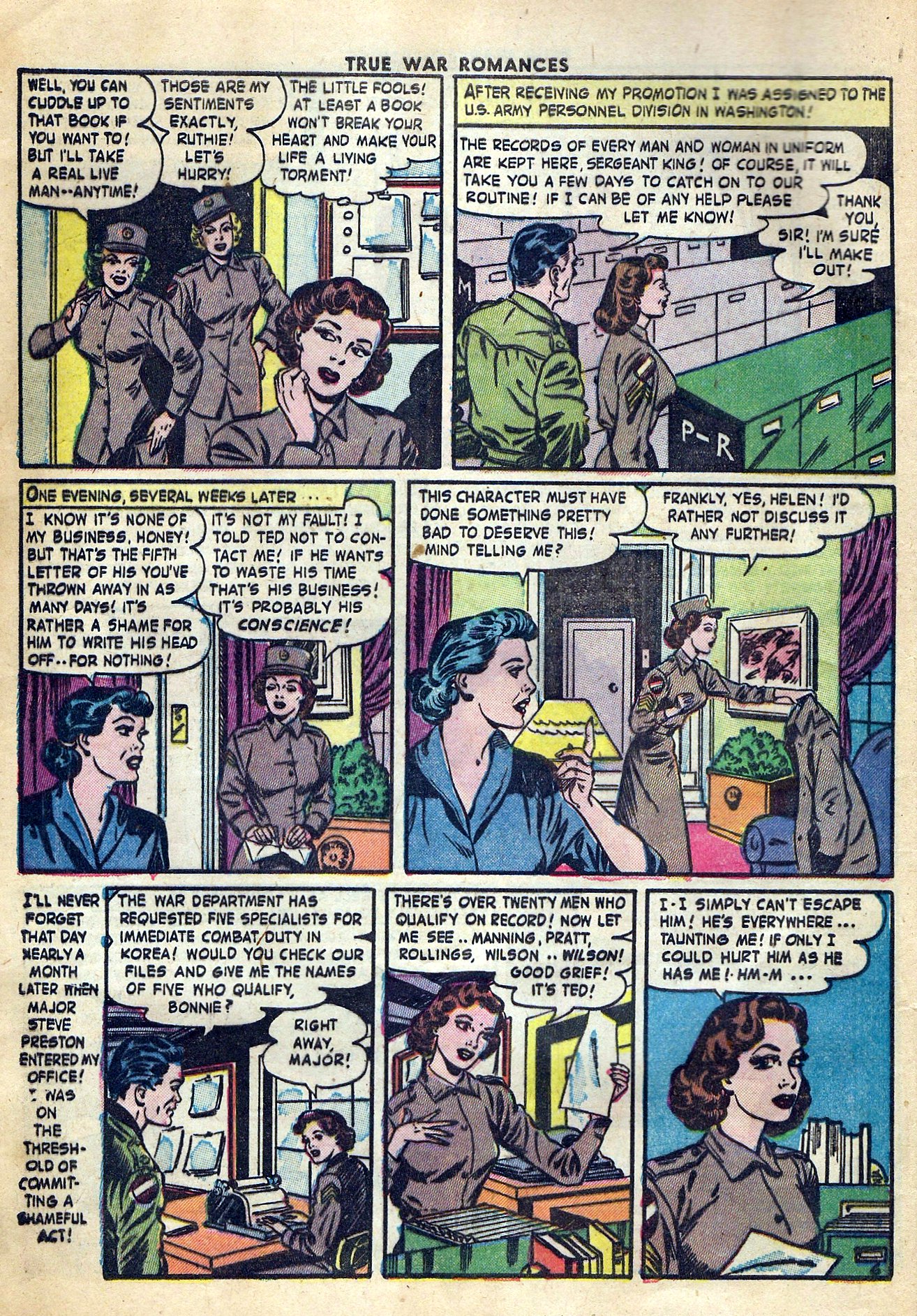 Read online True War Romances comic -  Issue #10 - 8