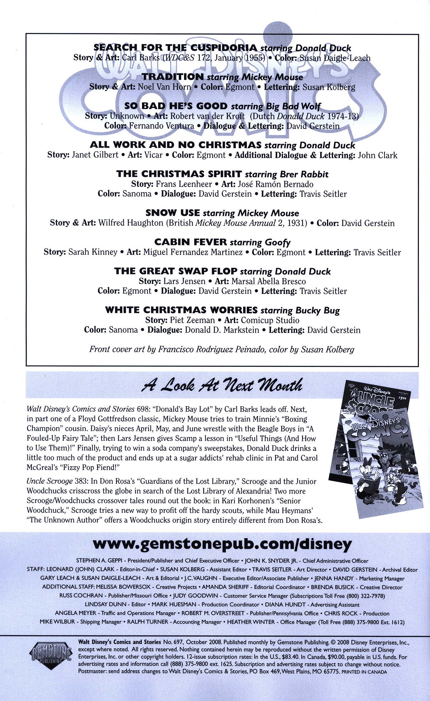 Read online Walt Disney's Comics and Stories comic -  Issue #697 - 2