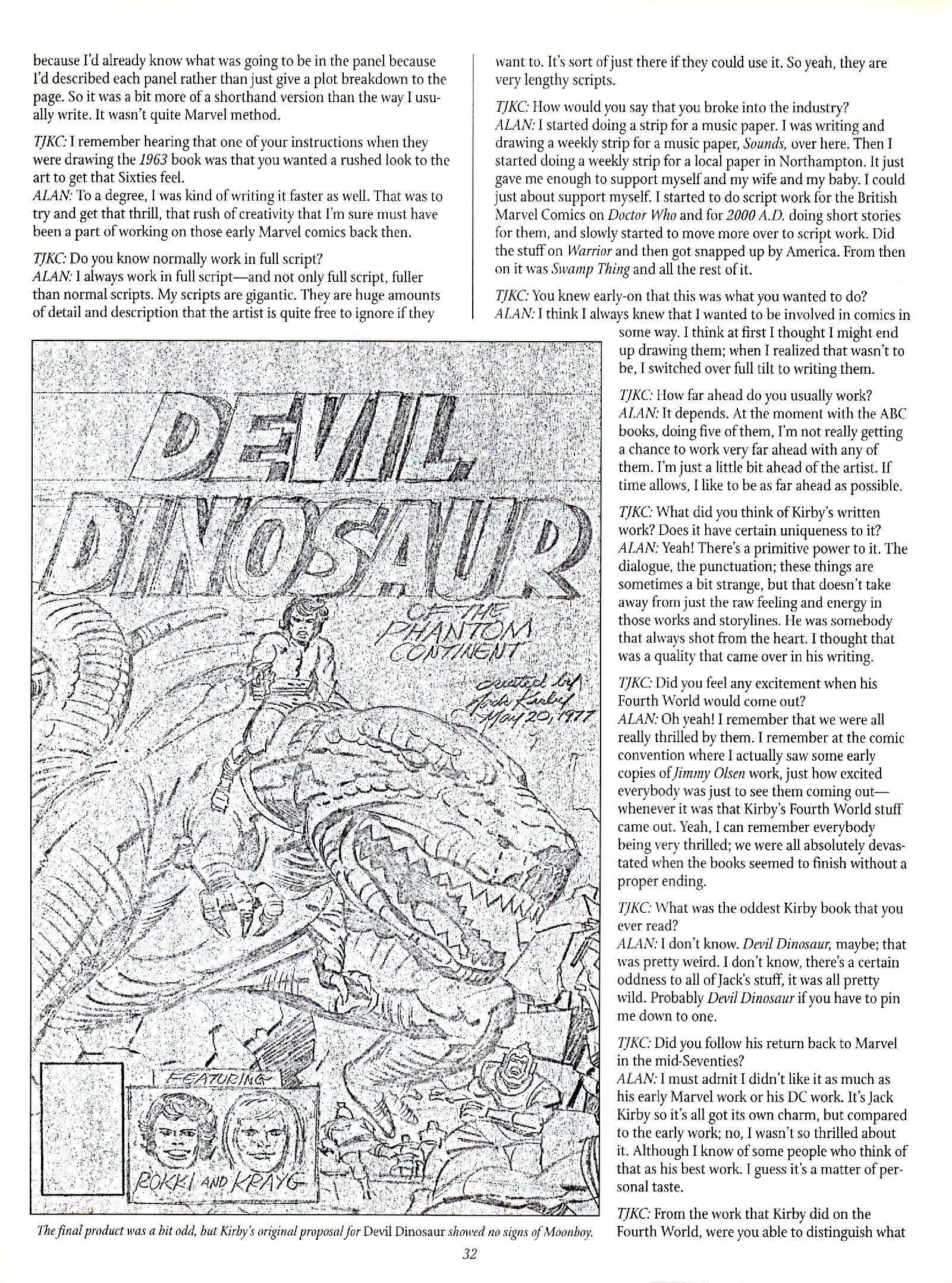 Read online The Jack Kirby Collector comic -  Issue #30 - 32