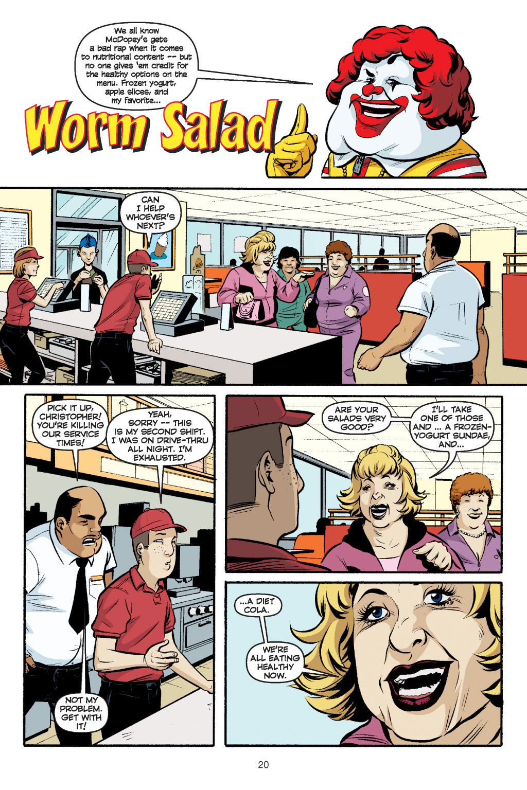 Read online Supersized: Strange Tales from a Fast-Food Culture comic -  Issue # TPB - 21