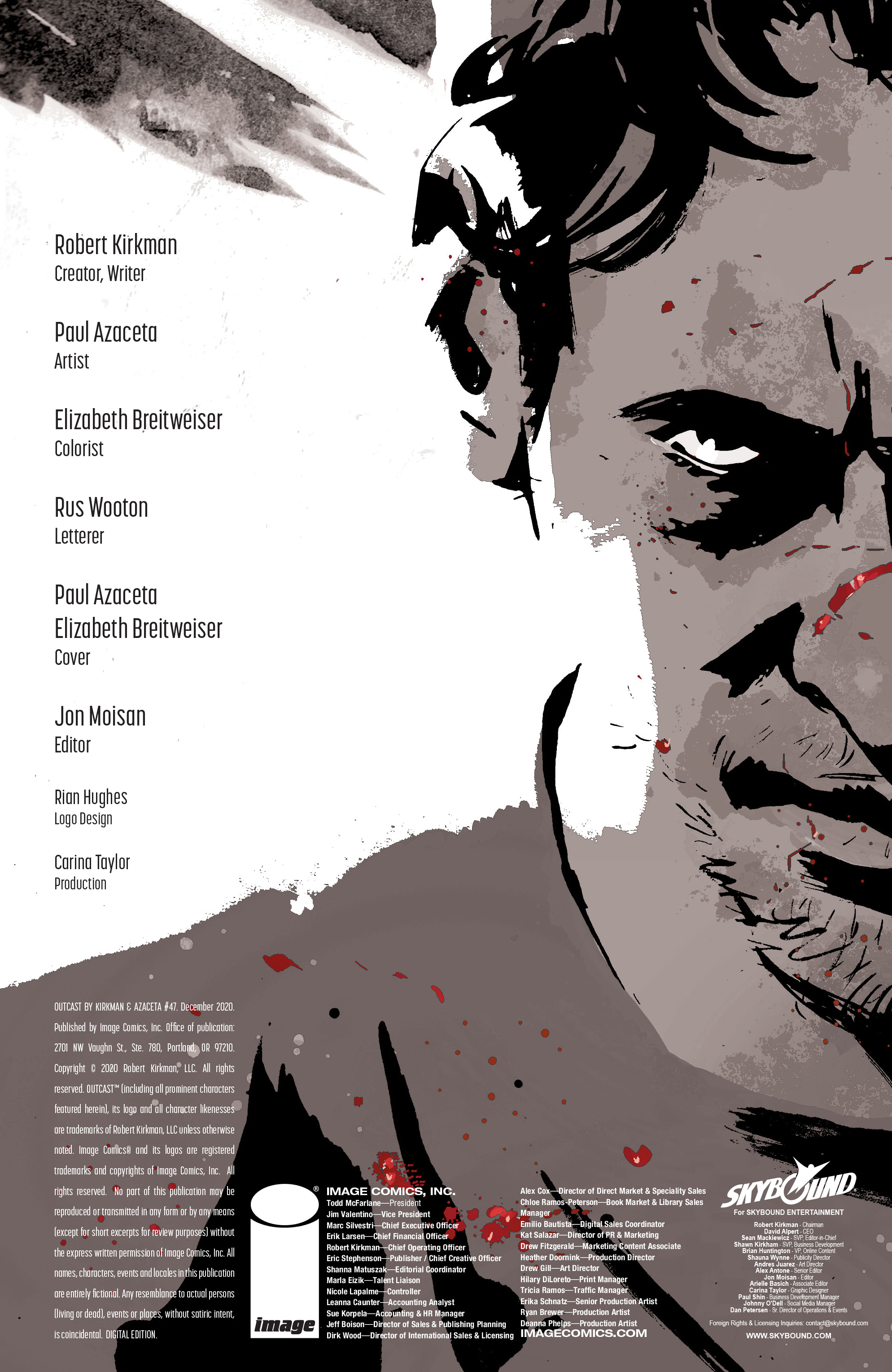 Read online Outcast by Kirkman & Azaceta comic -  Issue #47 - 2