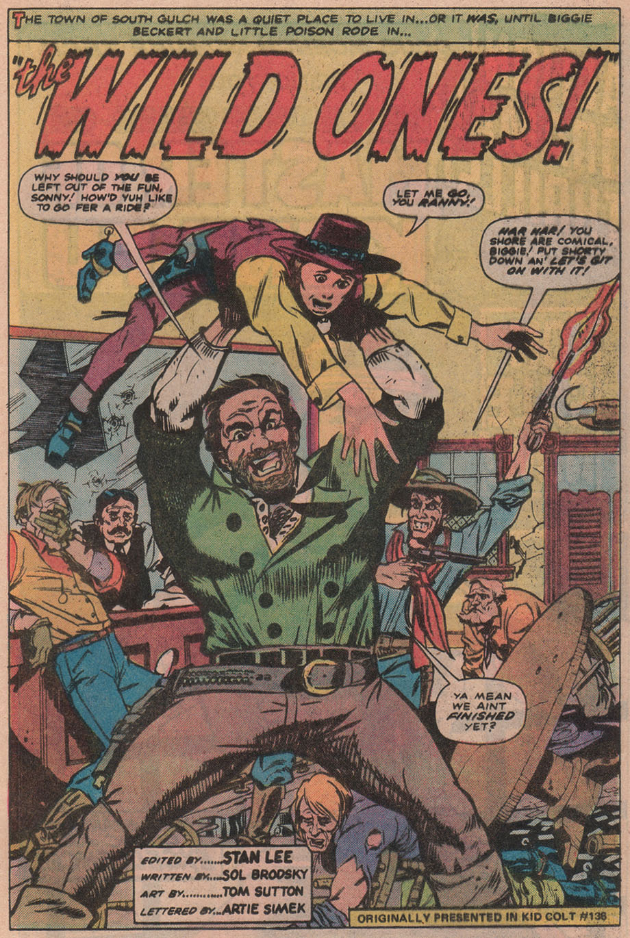 Read online Kid Colt Outlaw comic -  Issue #228 - 25