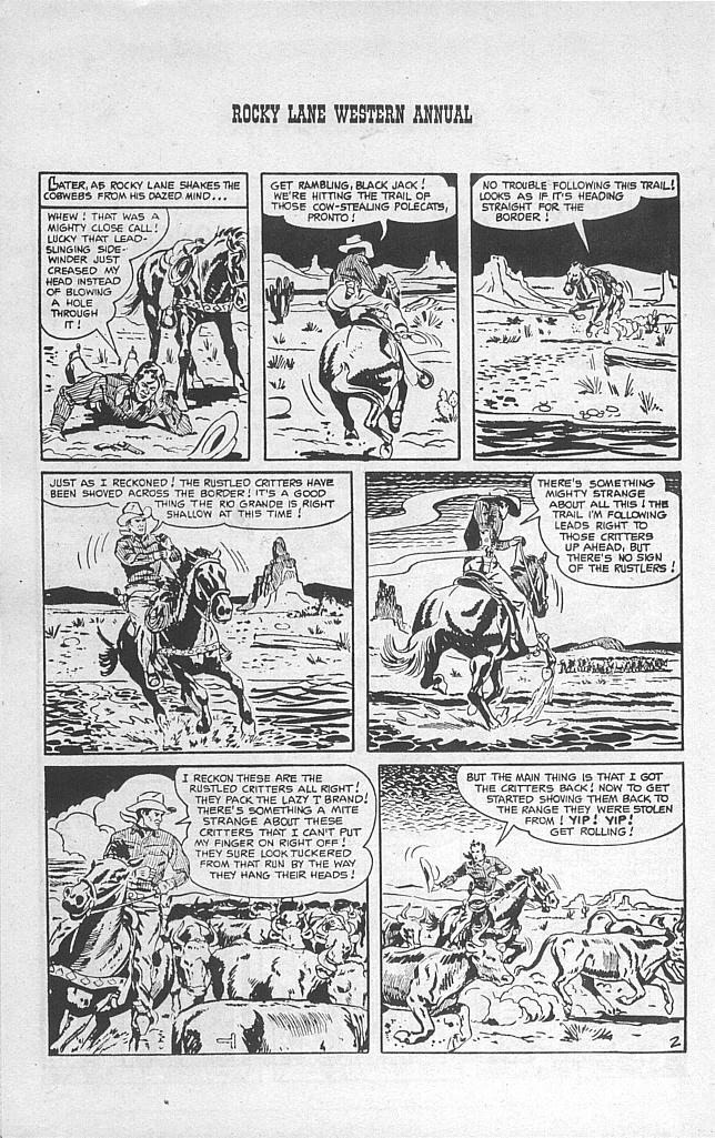 Read online Rocky Lane Western Annual comic -  Issue # Full - 33