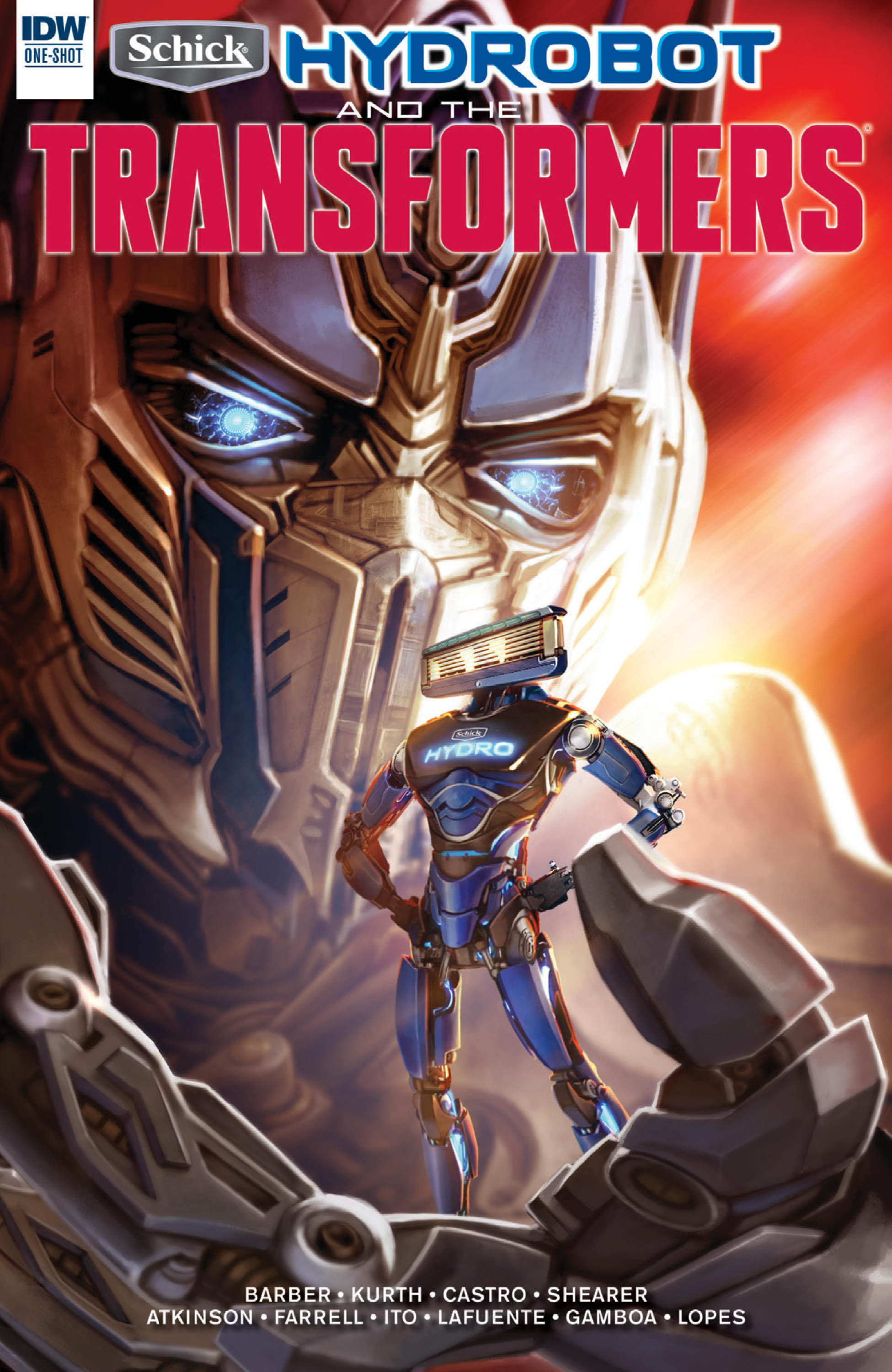 Read online Schick Hydrobot & the Transformers: A New Friend comic -  Issue # Full - 1