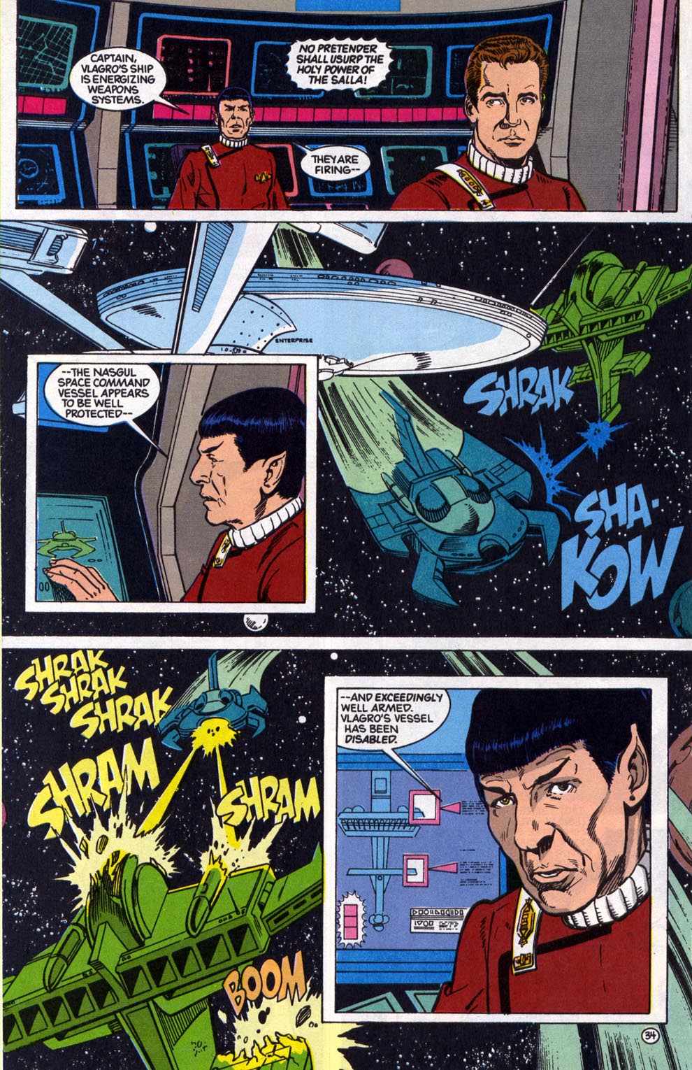 Read online Star Trek (1989) comic -  Issue #24 - 35
