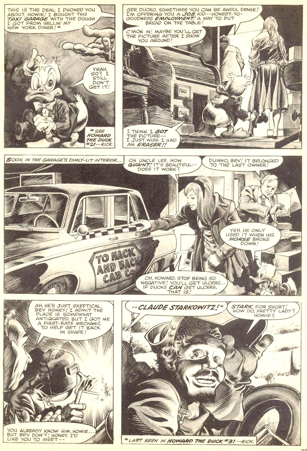 Read online Howard the Duck (1979) comic -  Issue #1 - 23