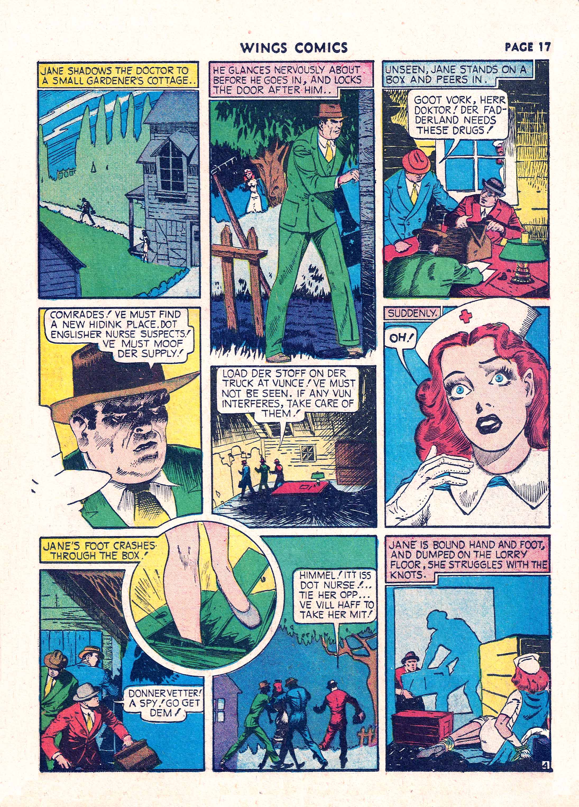 Read online Wings Comics comic -  Issue #9 - 19