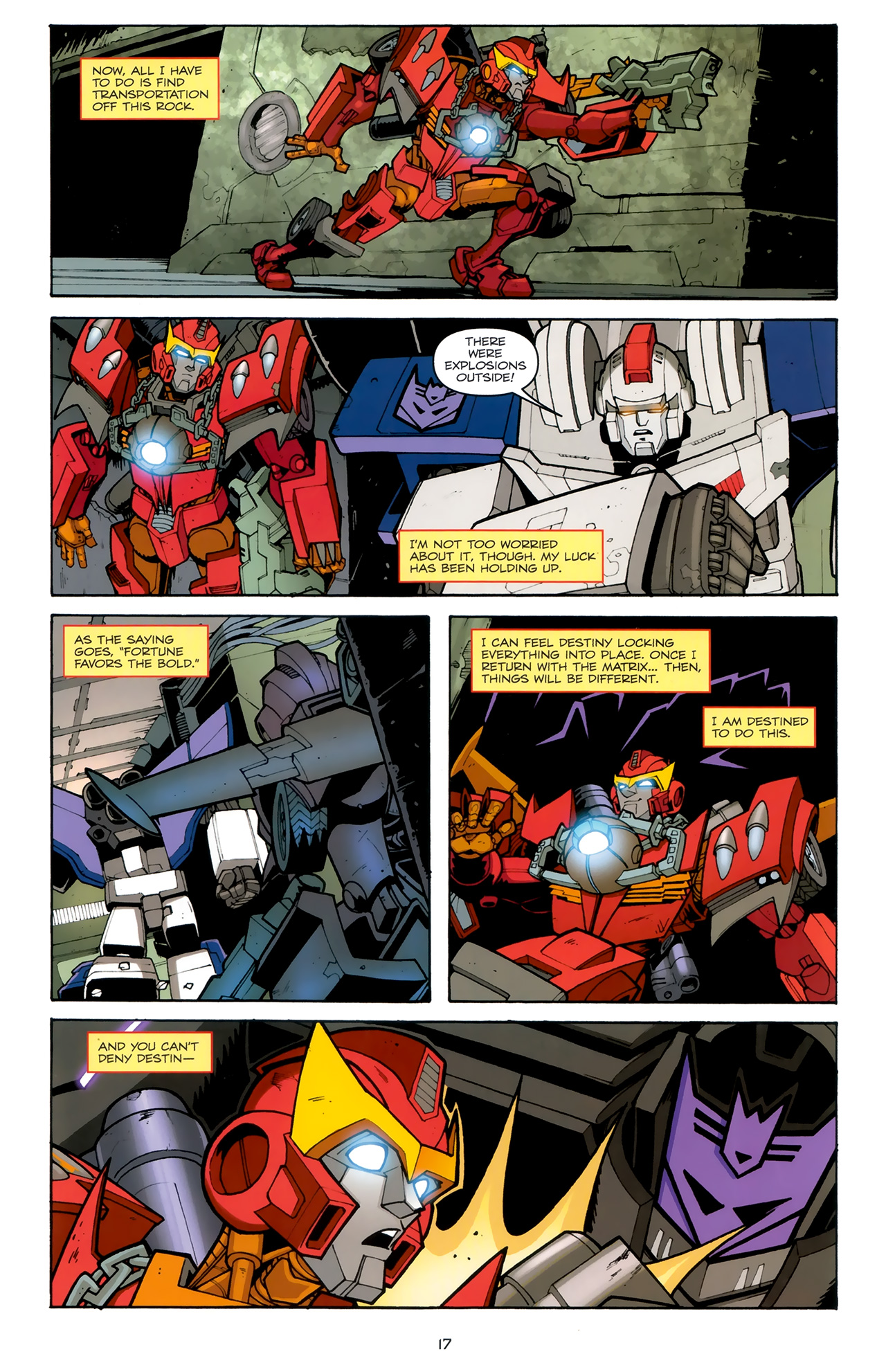 Read online The Transformers (2009) comic -  Issue #13 - 20