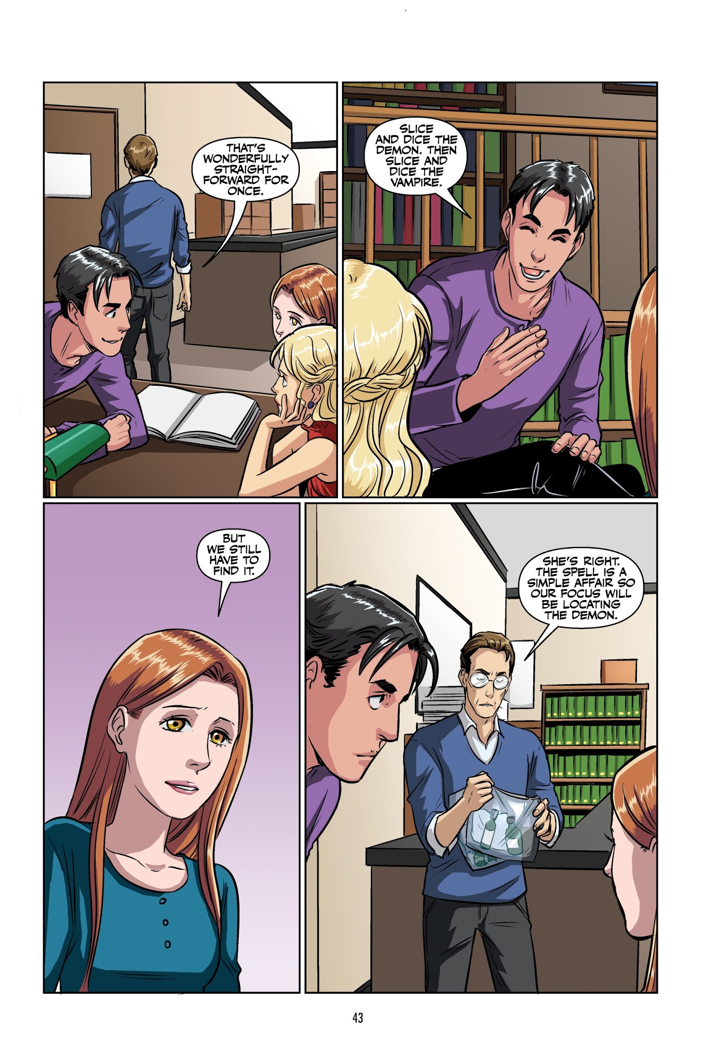 Read online Buffy: The High School Years–Parental Parasite comic -  Issue # TPB - 45
