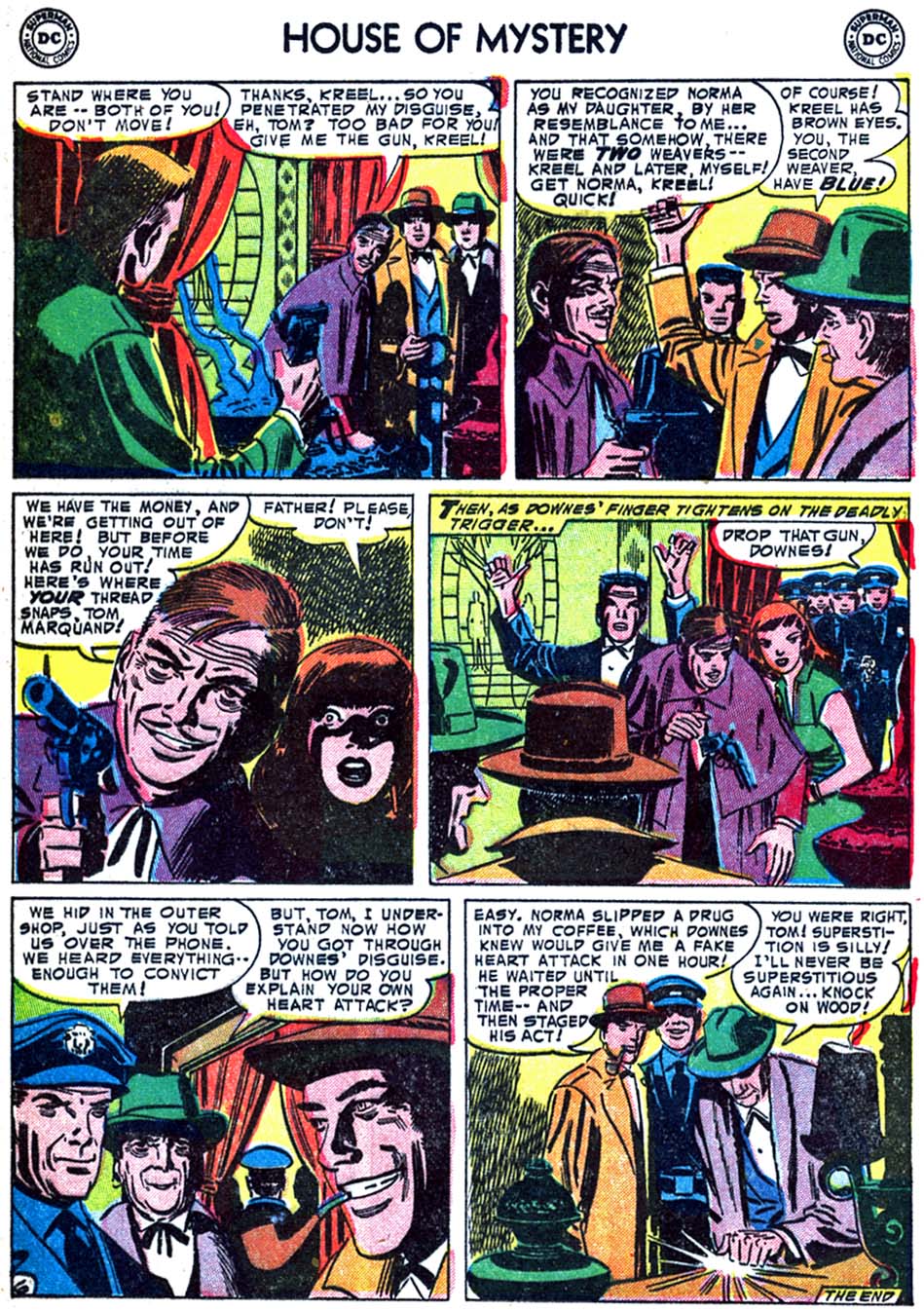 Read online House of Mystery (1951) comic -  Issue #29 - 24