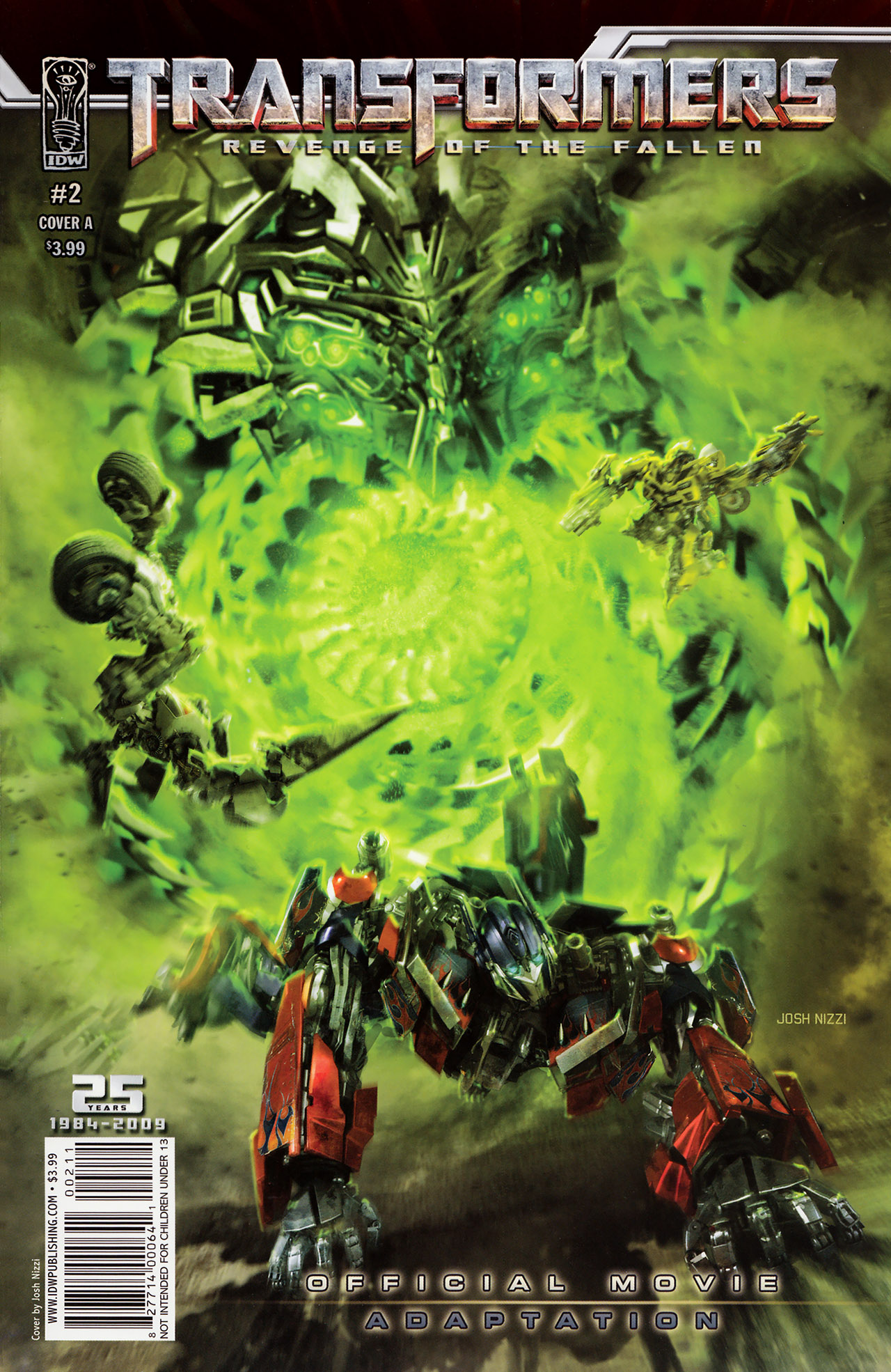 Read online Transformers: Revenge of the Fallen — Official Movie Adaptation comic -  Issue #2 - 1