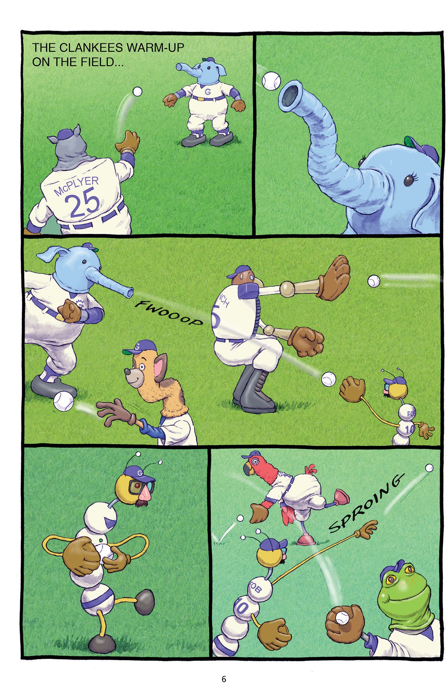 Read online Fuzzy Baseball comic -  Issue #3 - 8