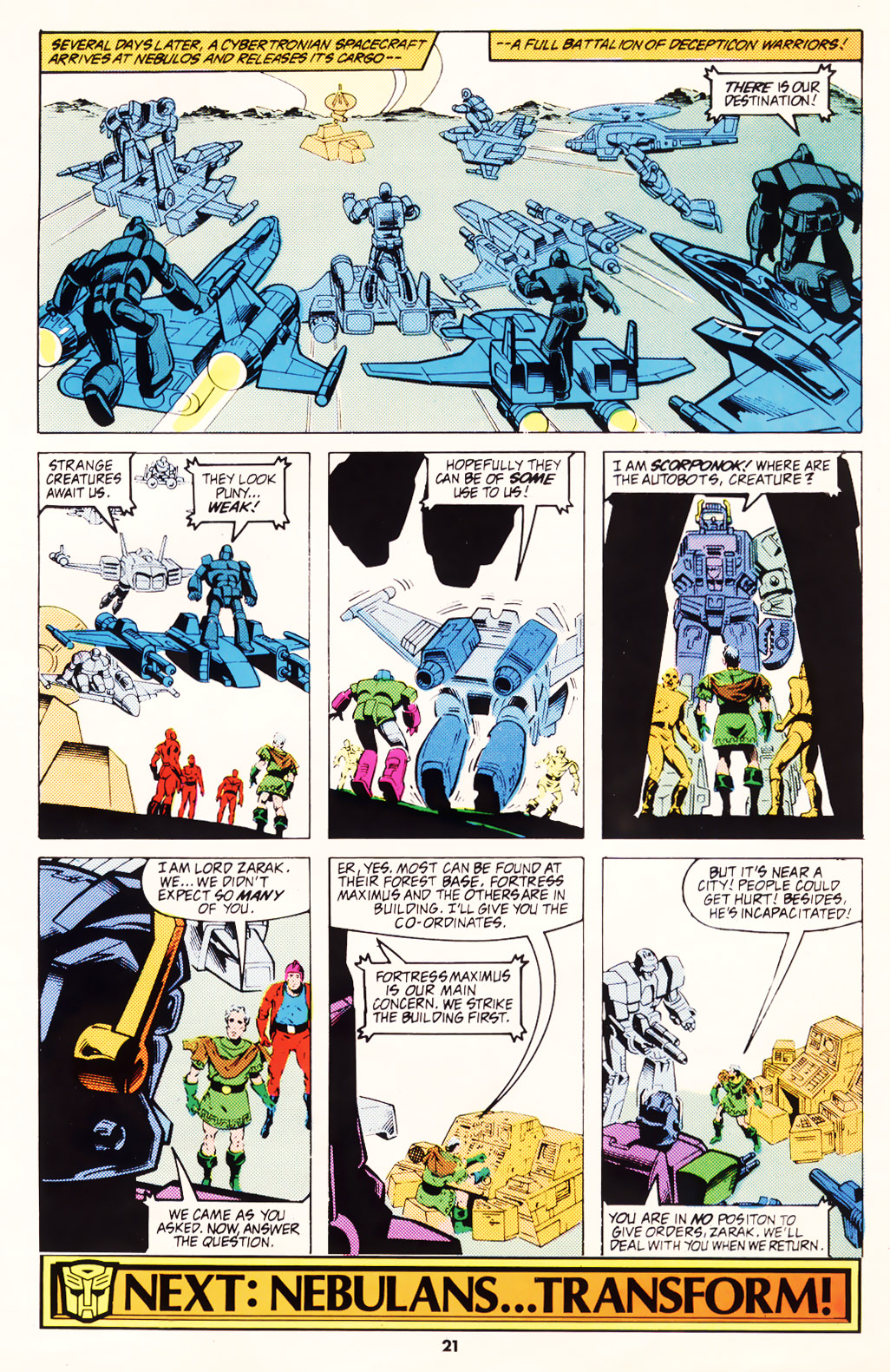 Read online The Transformers (UK) comic -  Issue #135 - 20